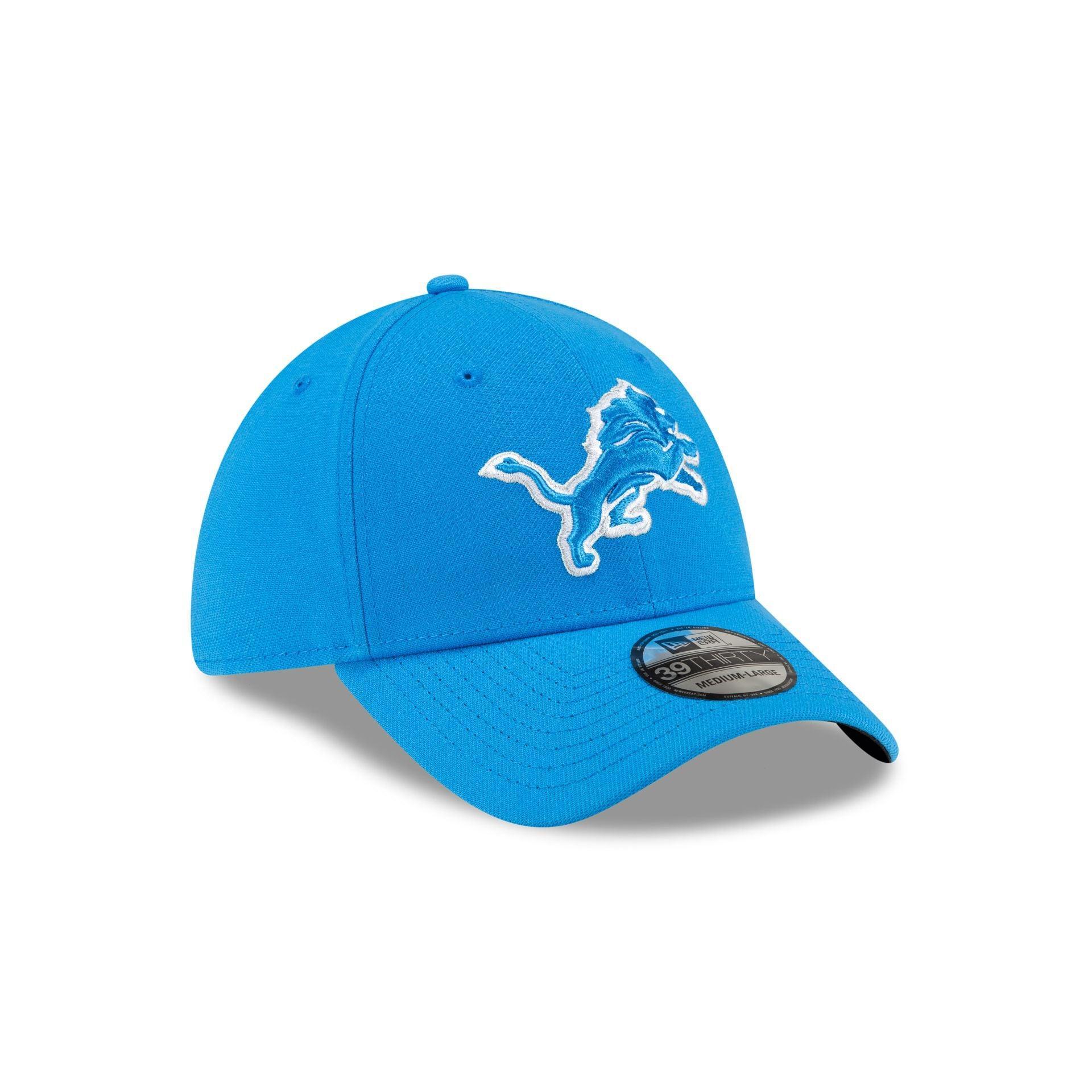 Detroit Lions Team Classic Blue 39THIRTY Stretch Fit Hat Male Product Image