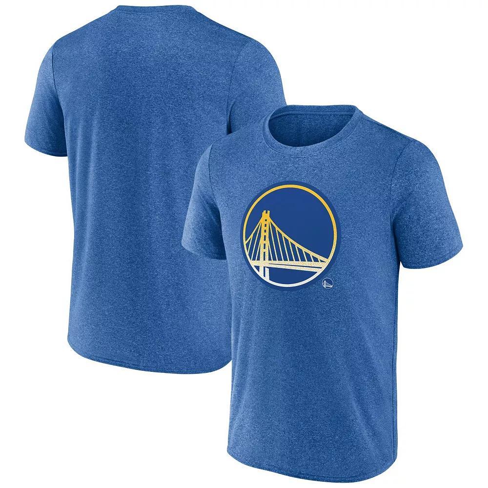 Men's Fanatics Heather Royal Golden State Warriors Iconic Overtime T-Shirt, Size: Large, Blue Product Image