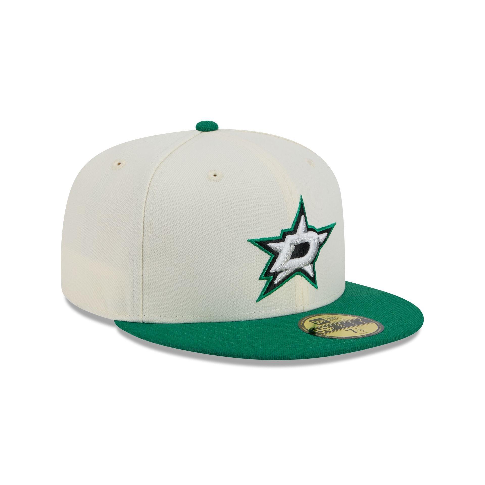 Dallas Stars Chrome White 59FIFTY Fitted Hat Male Product Image