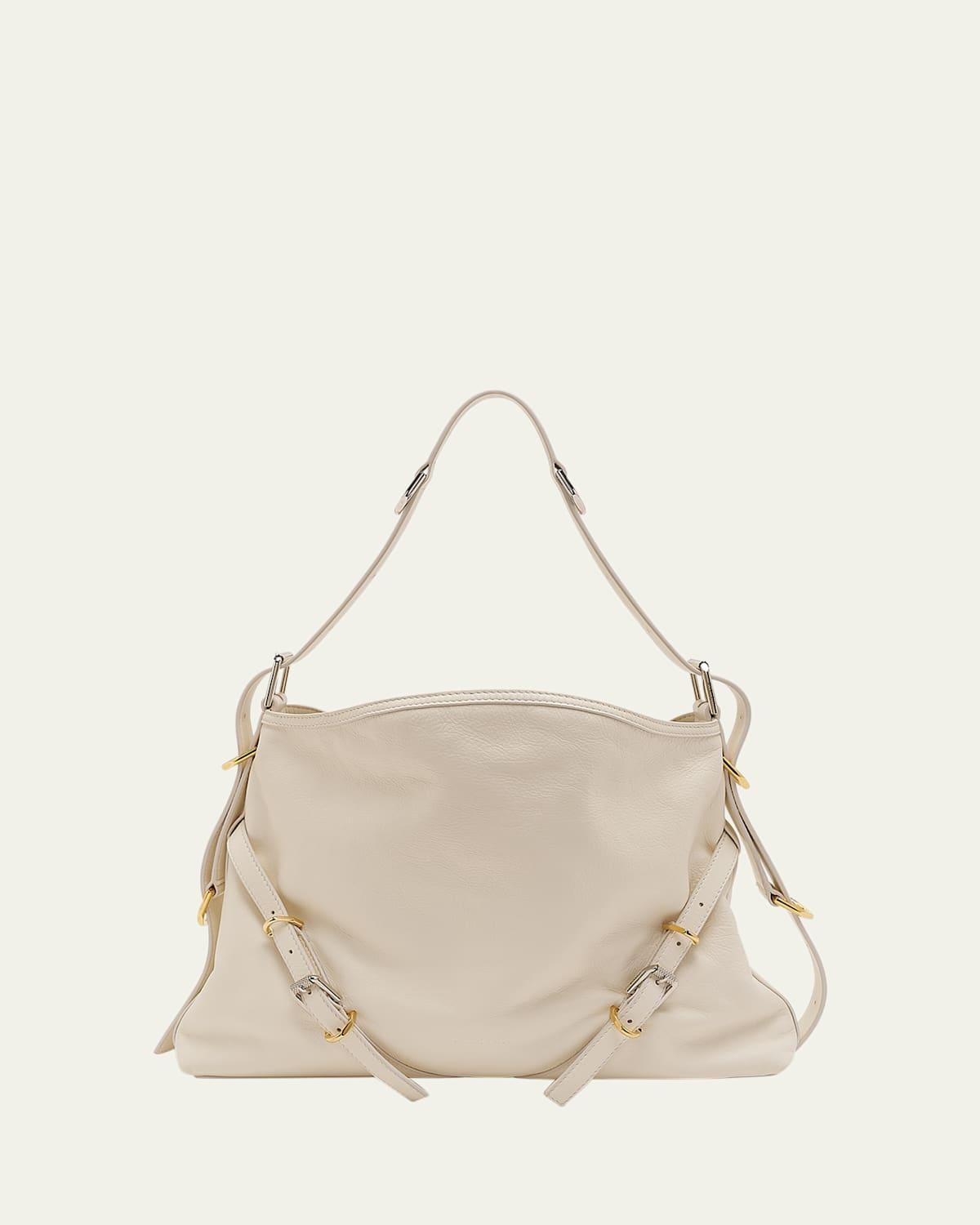 Voyou Medium Shoulder Bag in Tumbled Leather Product Image