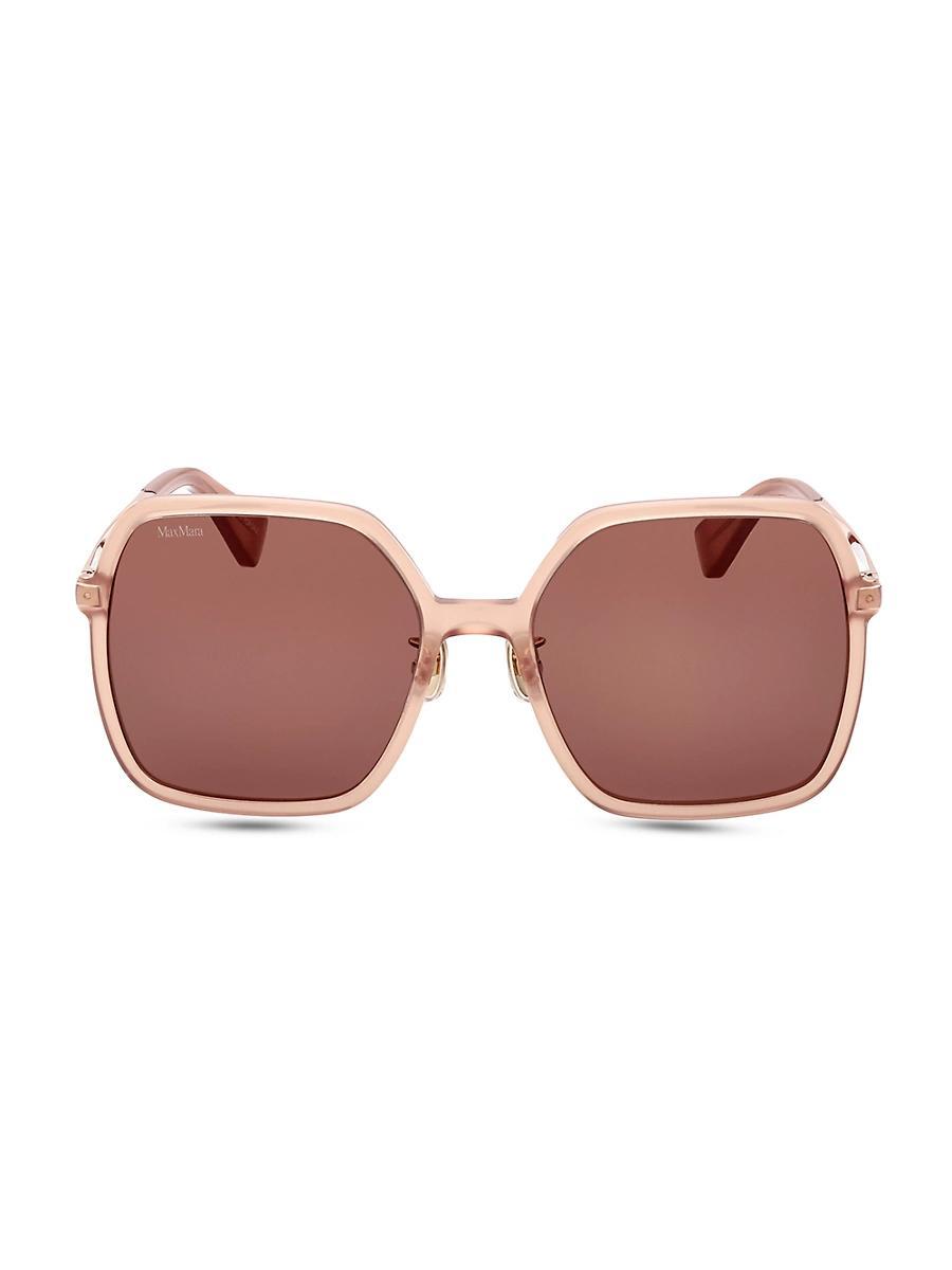 Mixed-Media Square Sunglasses Product Image