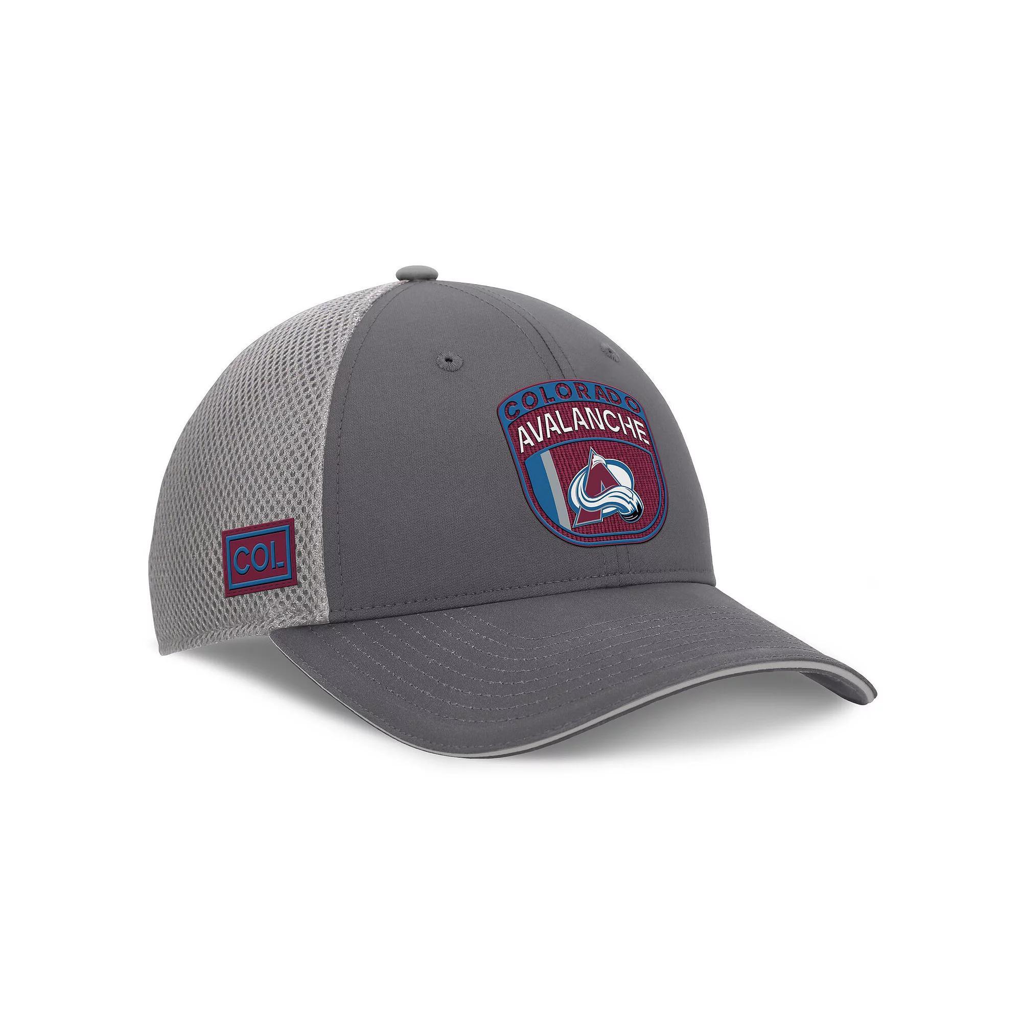 Men's Fanatics Gray Boston Bruins Home Ice Trucker Adjustable Hat, Grey Product Image