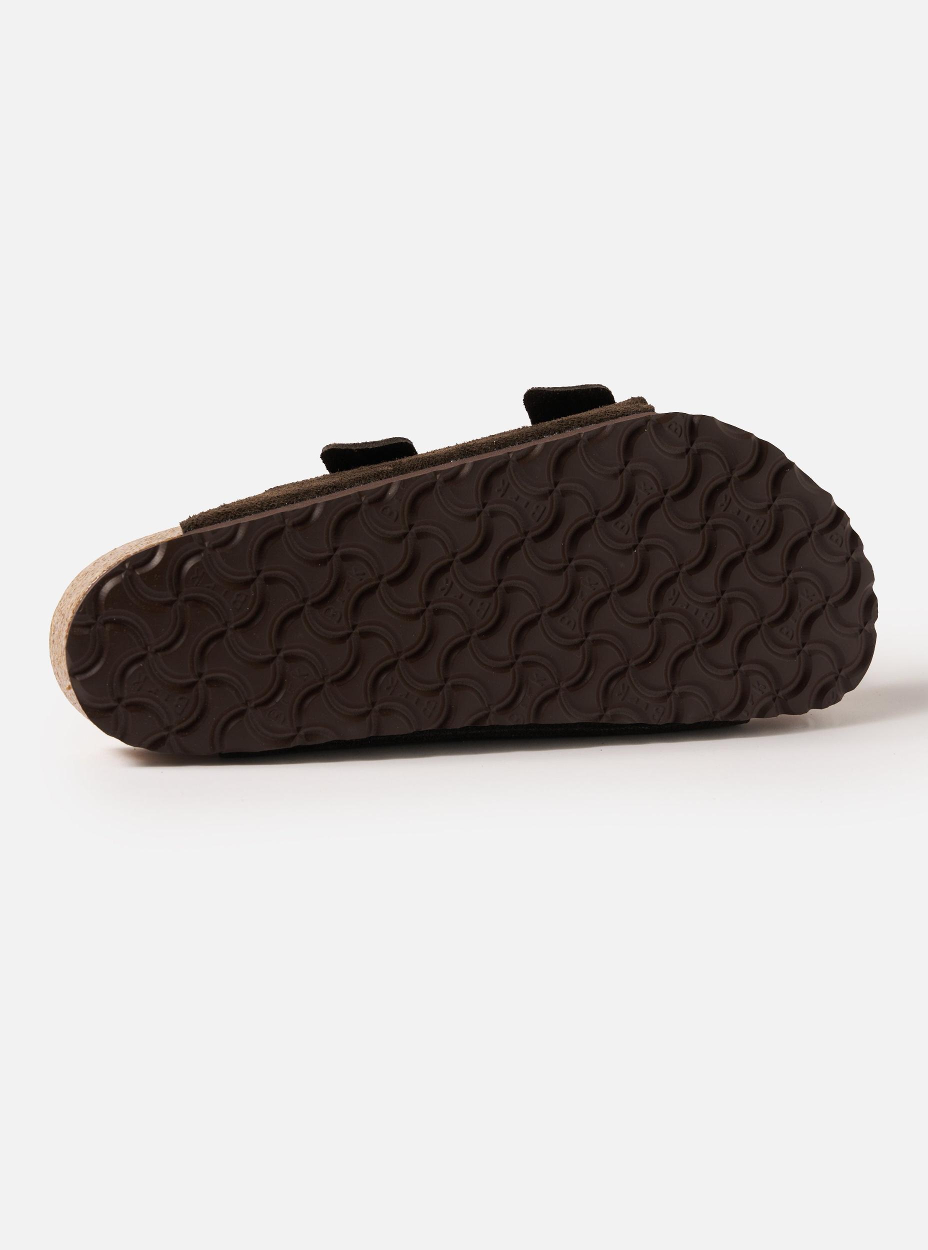 Birkenstock Arizona in Mocha Suede Leather Product Image