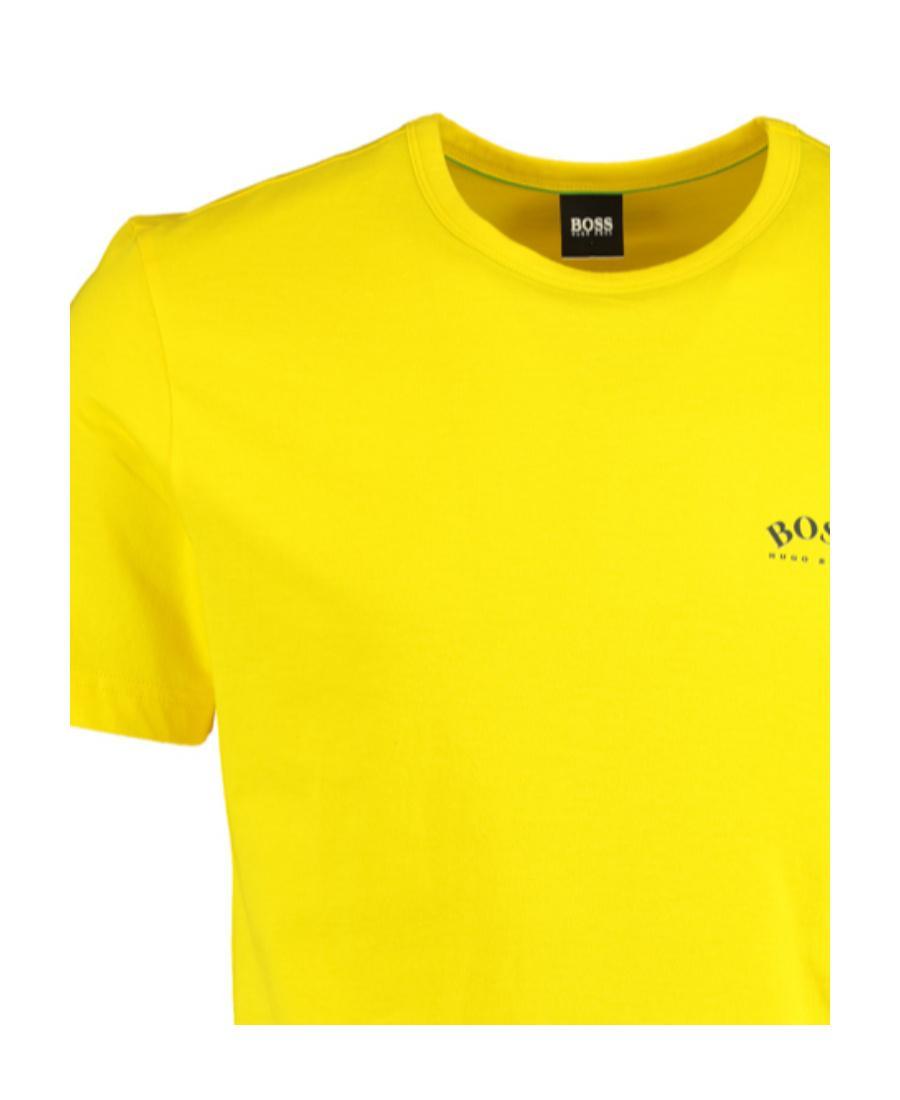 HUGO BOSS Short-sleeved T-shirt In Yellow Product Image