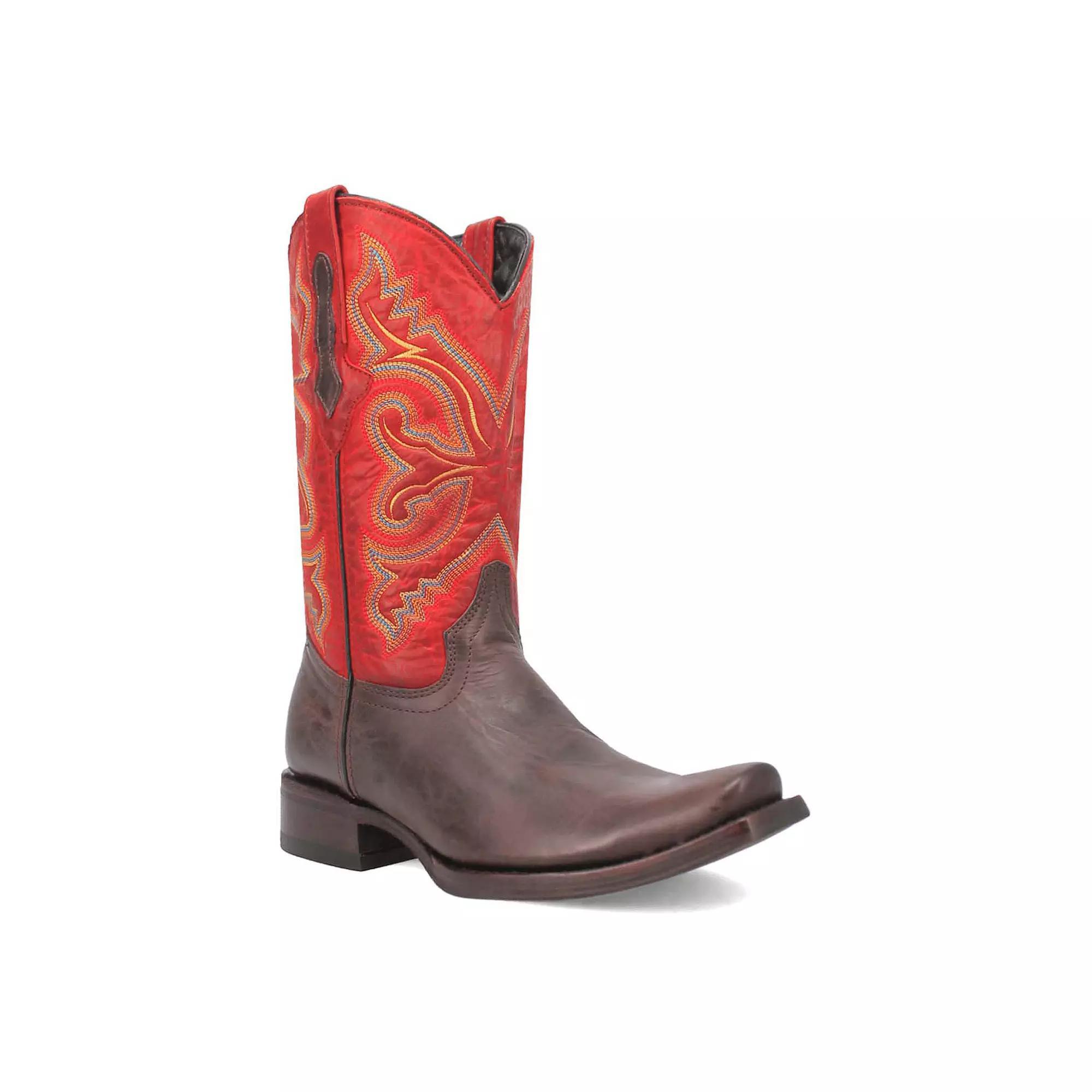 Dingo True Grit Men's Leather Boots, Size: 12, Brown Product Image