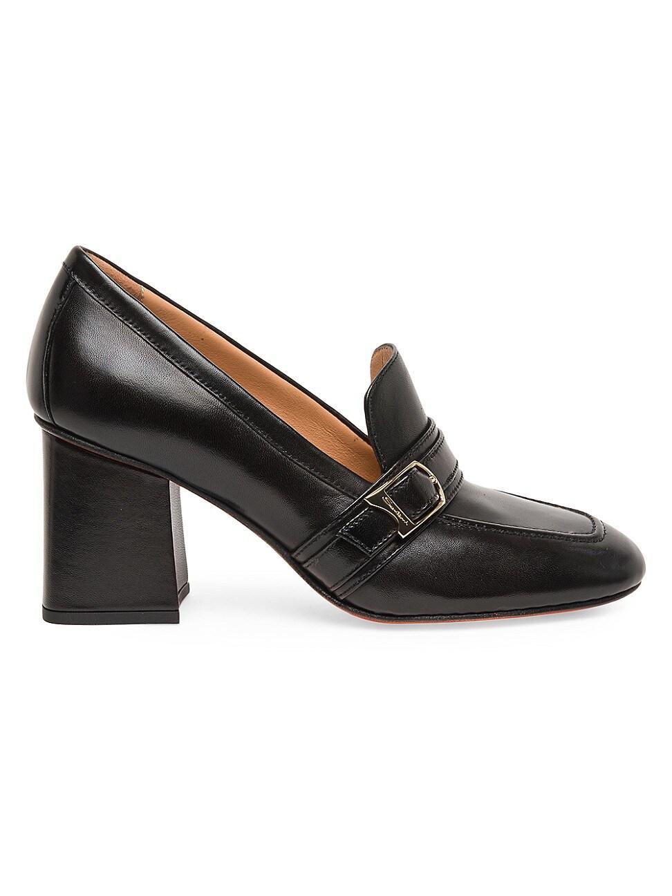 Womens Claudette 75MM Leather Pumps Product Image