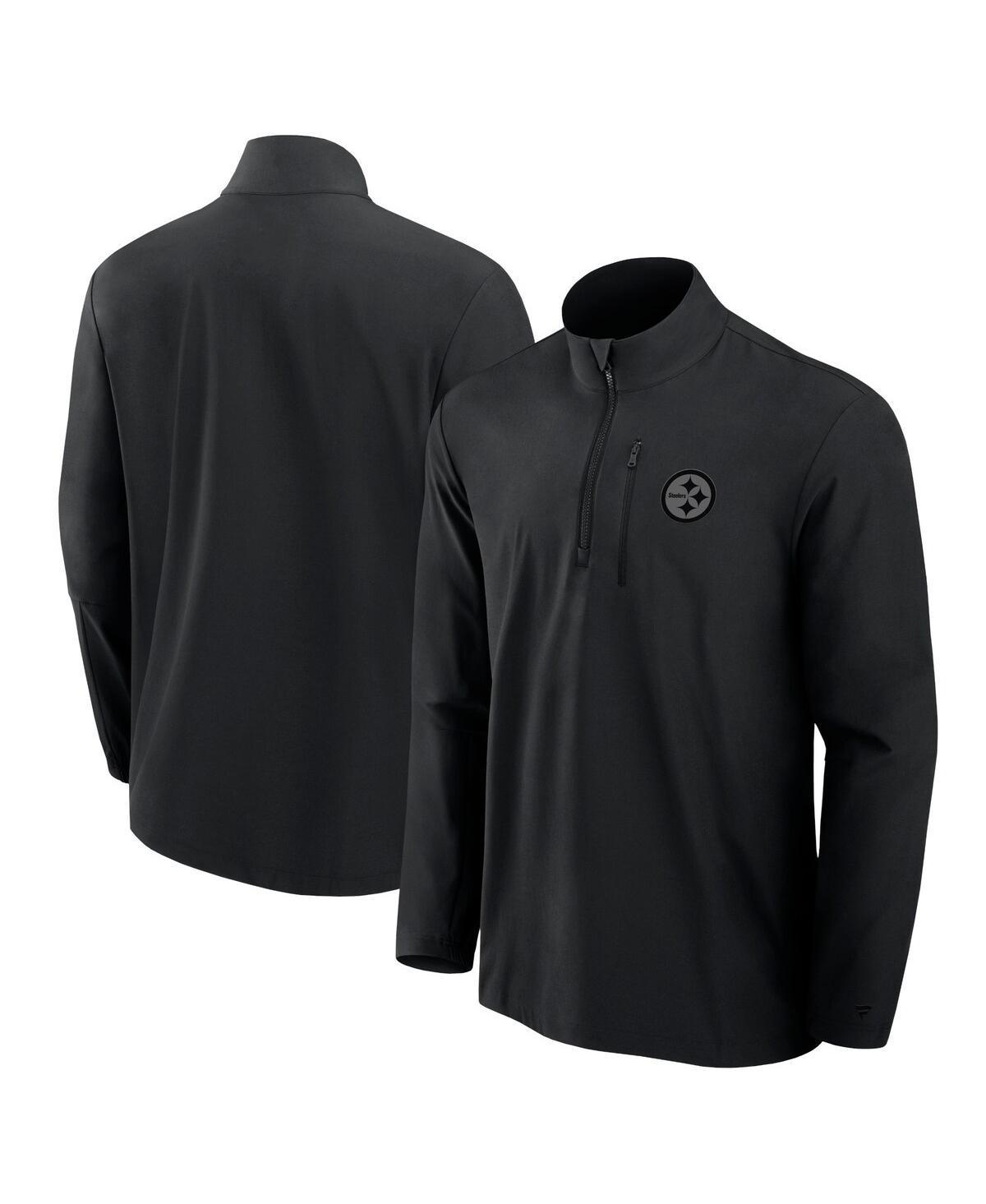 Mens Fanatics Signature New York Jets Front Office Woven Quarter-Zip Jacket Product Image