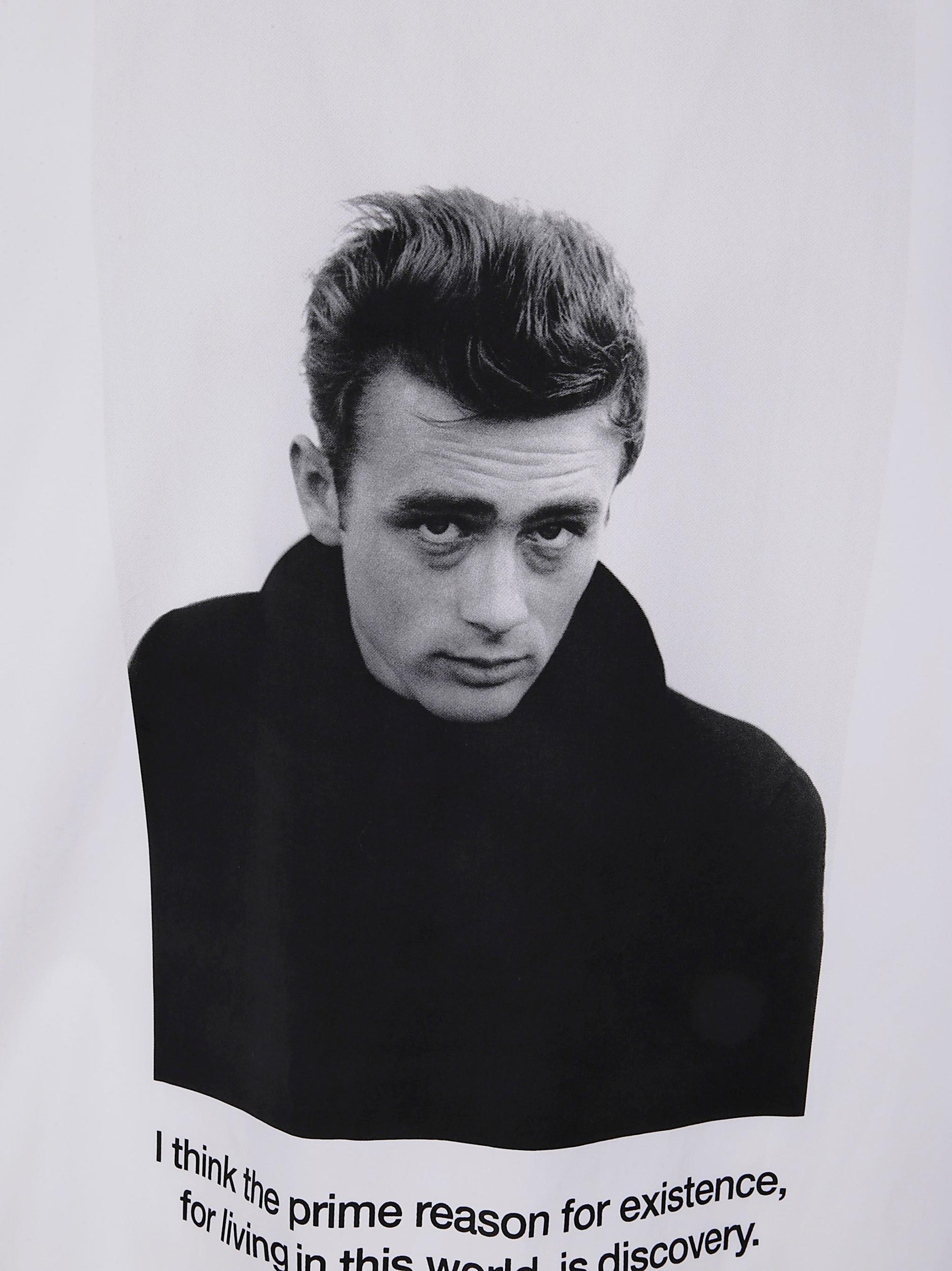 SACAI James Dean Cotton Popelin T-shirt Clothing In White Product Image