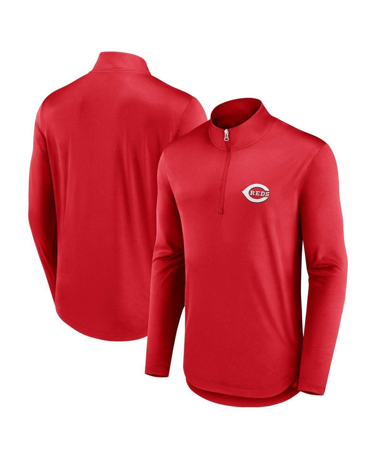 Mens Fanatics Branded Cardinal Arizona Cardinals Quarterback Quarter-Zip Top Product Image