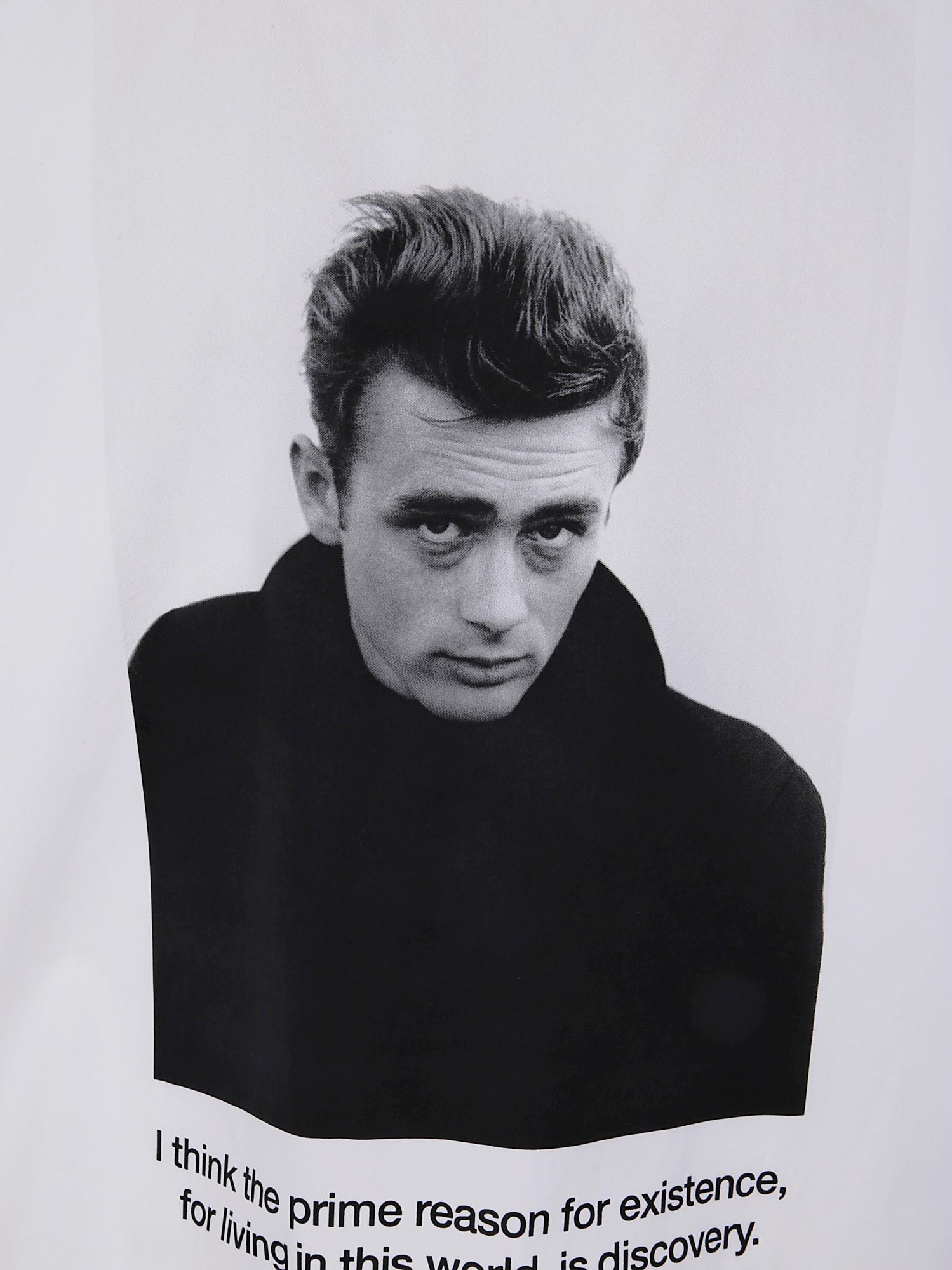 SACAI James Dean Cotton Popelin T-shirt Clothing In White Product Image