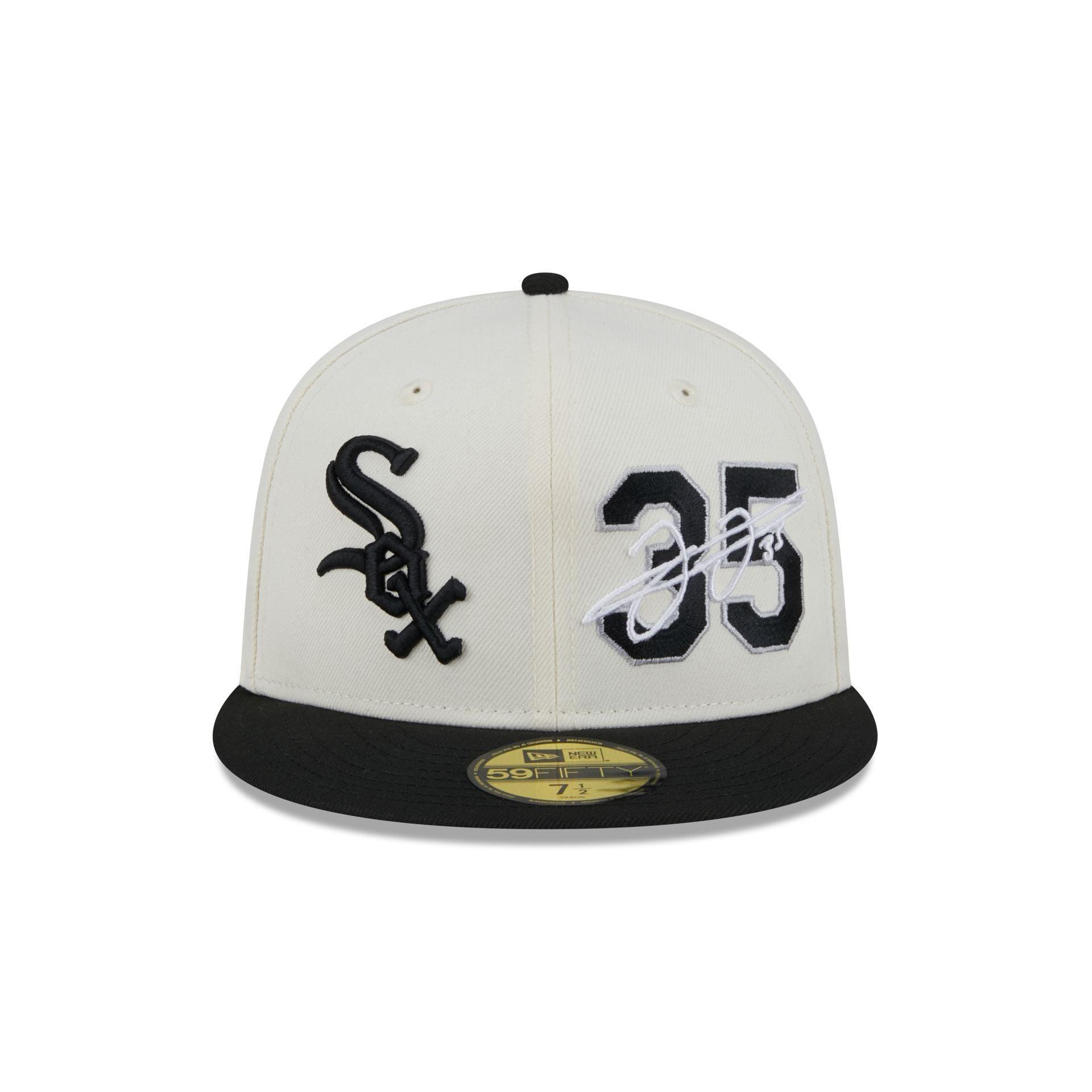 Chicago White Sox Frank Thomas Chrome White 59FIFTY Fitted Hat Male Product Image
