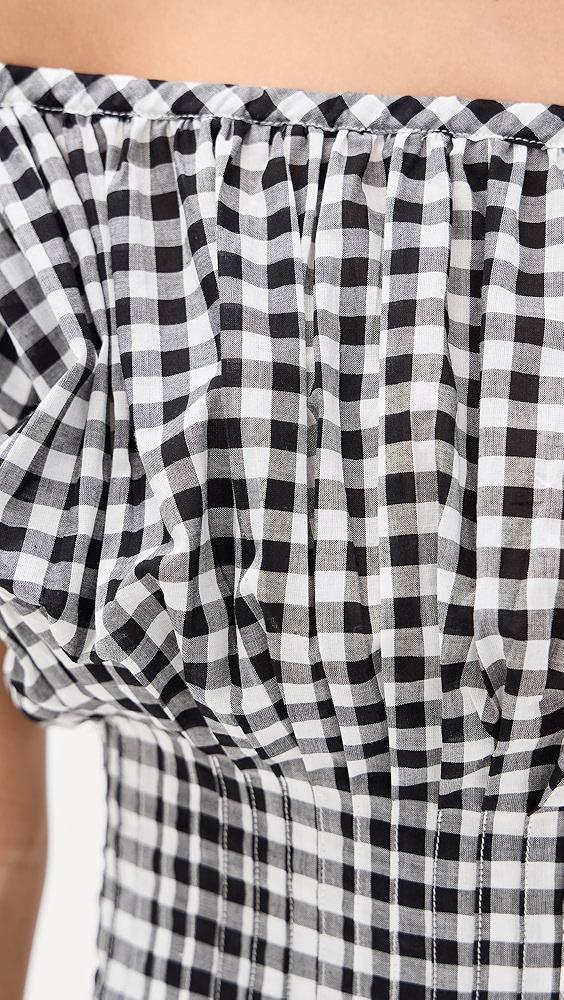 Frankies Bikinis Gingham Top | Shopbop Product Image