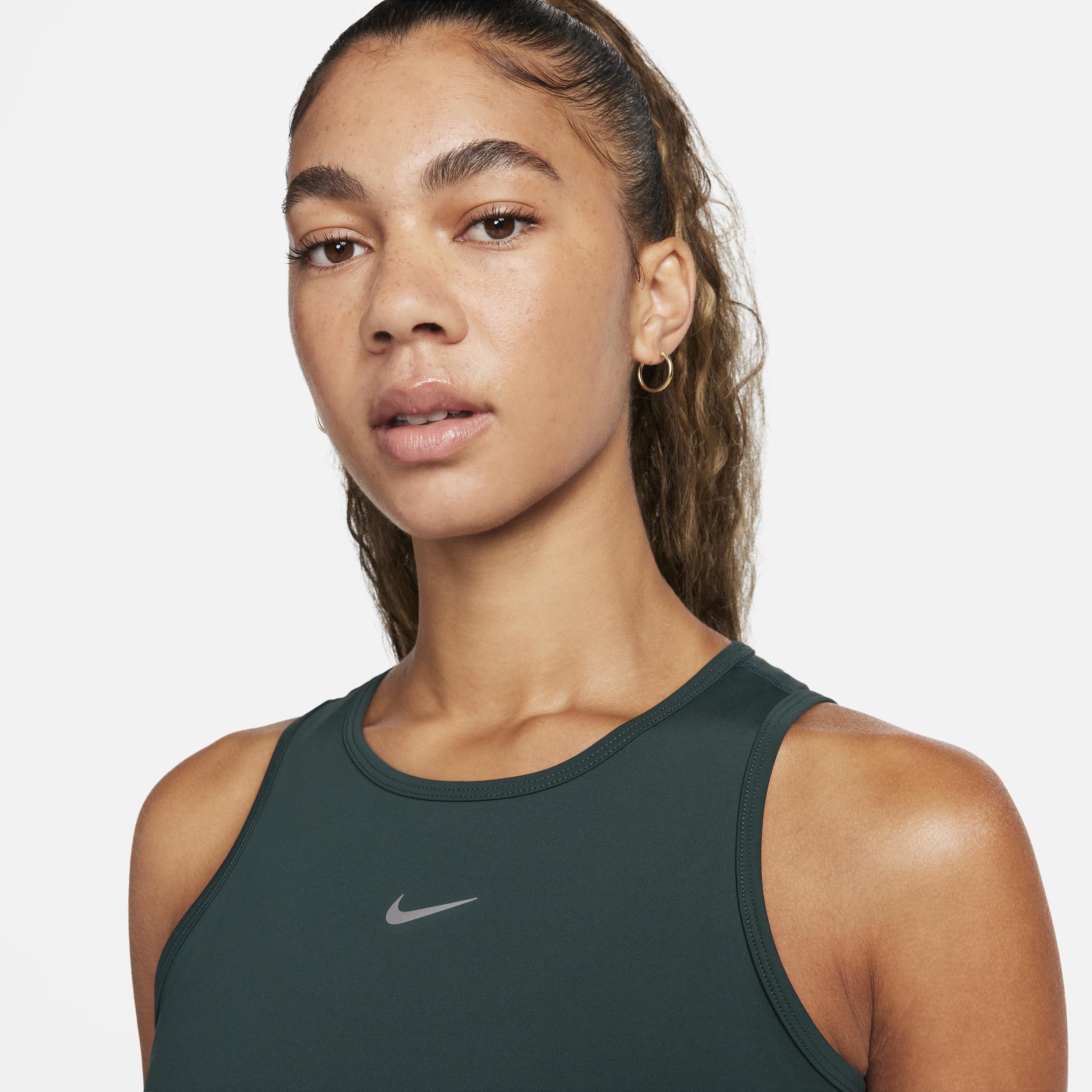 Womens Nike Pro Dri-FIT Cropped Tank Top Product Image