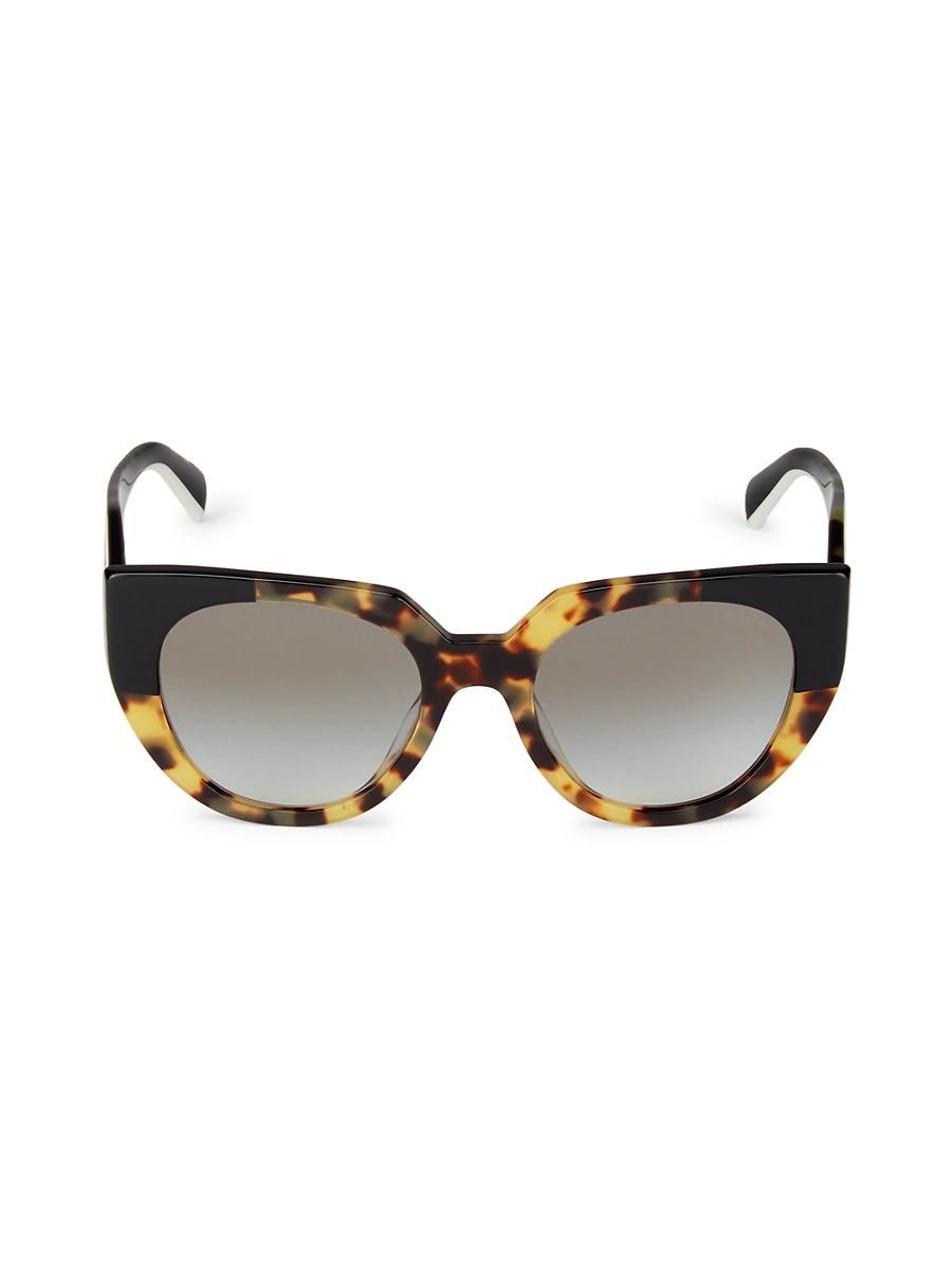 Prada Womens PR 14WS 52mm Tortoise Cat Eye Sunglasses Product Image