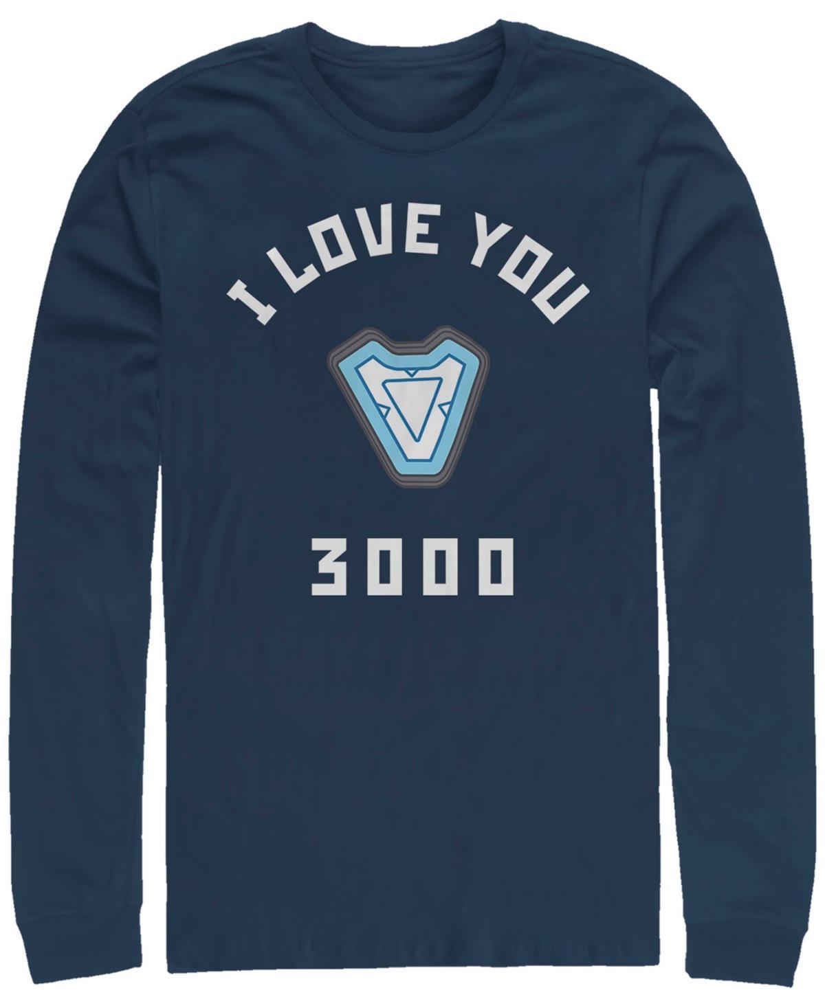 Men's Marvel "I Love You, 3000" Tee, Size: XXL, Blue Product Image