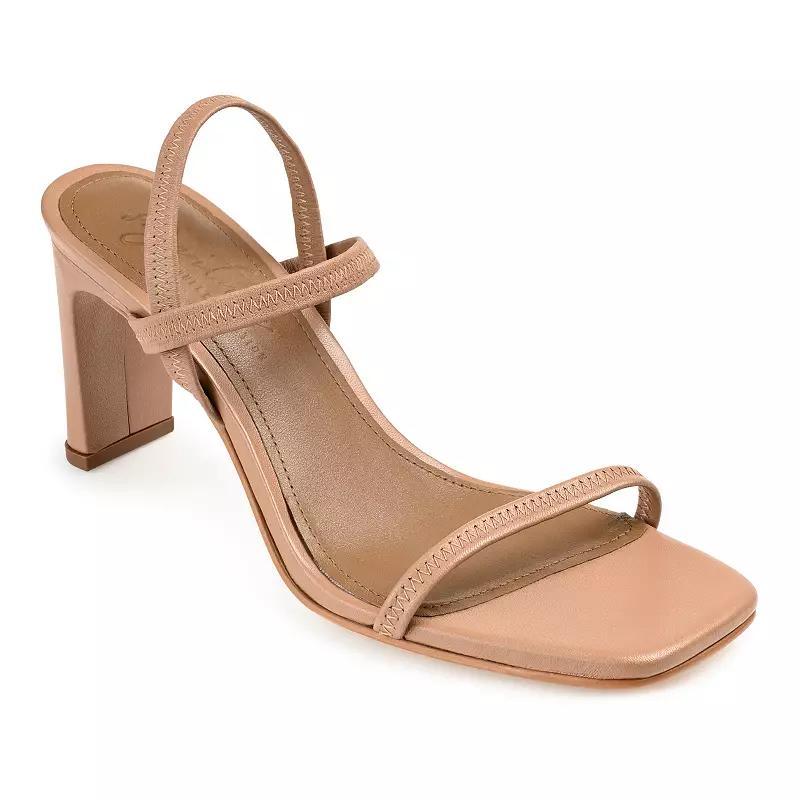 Journee Signature Lenonn Tru Comfort Foam Womens Leather Dress Sandals Product Image