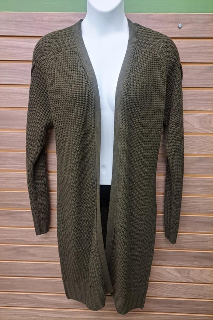 Plus Knit Cardigan Criss Cross Arm Product Image