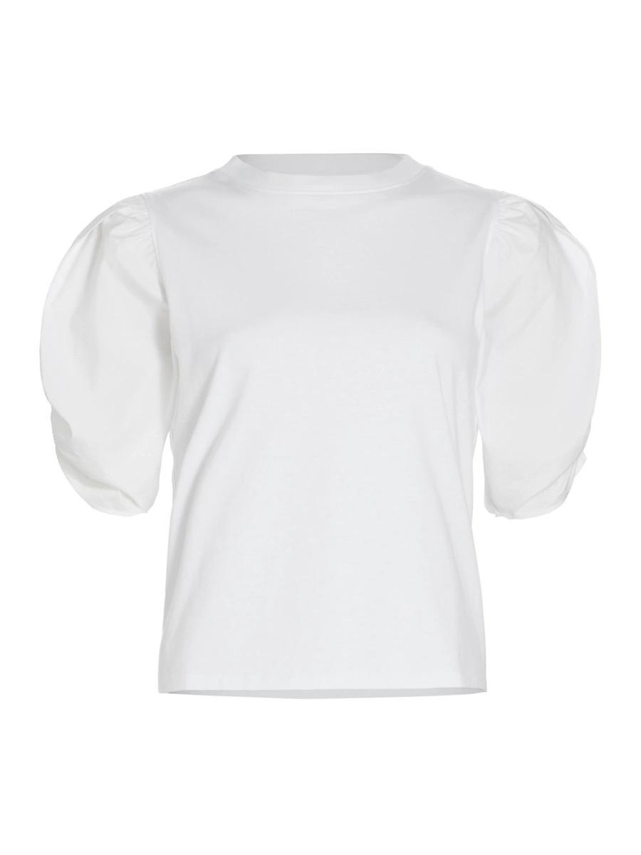 Frame Cotton Puff Sleeve Top Product Image