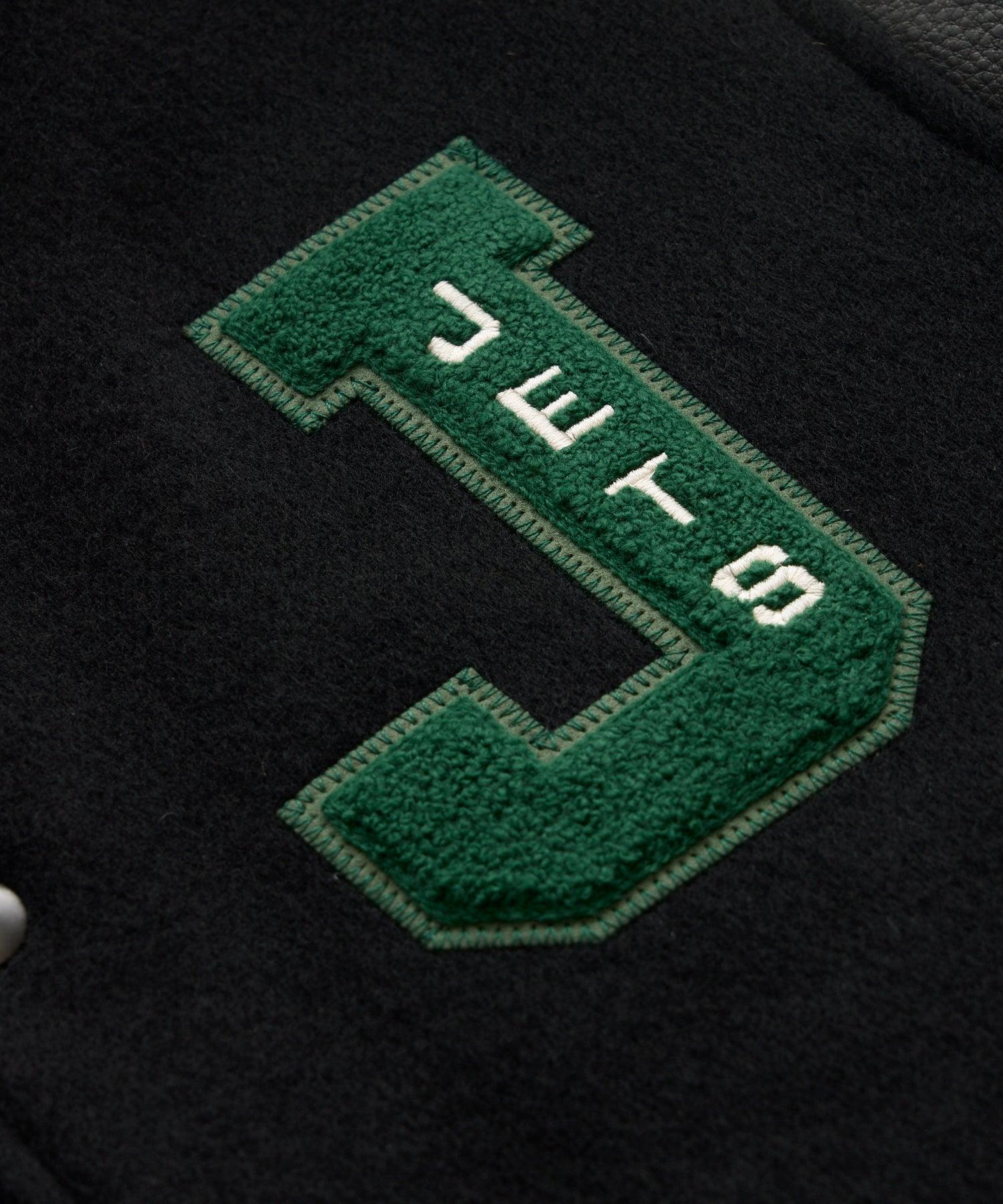 Todd Snyder by Fanatics for NFL Jets Cashmere Varsity Jacket Product Image
