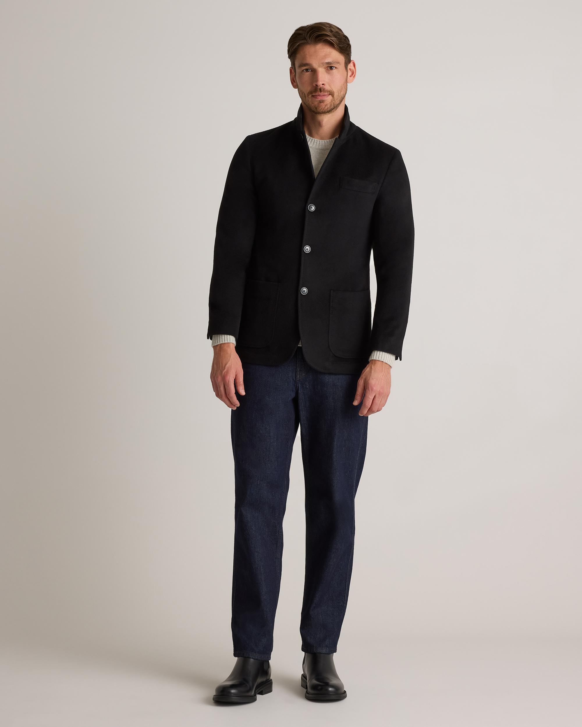 Quince | Men's 100% Mongolian Cashmere Stand Collar Blazer Product Image