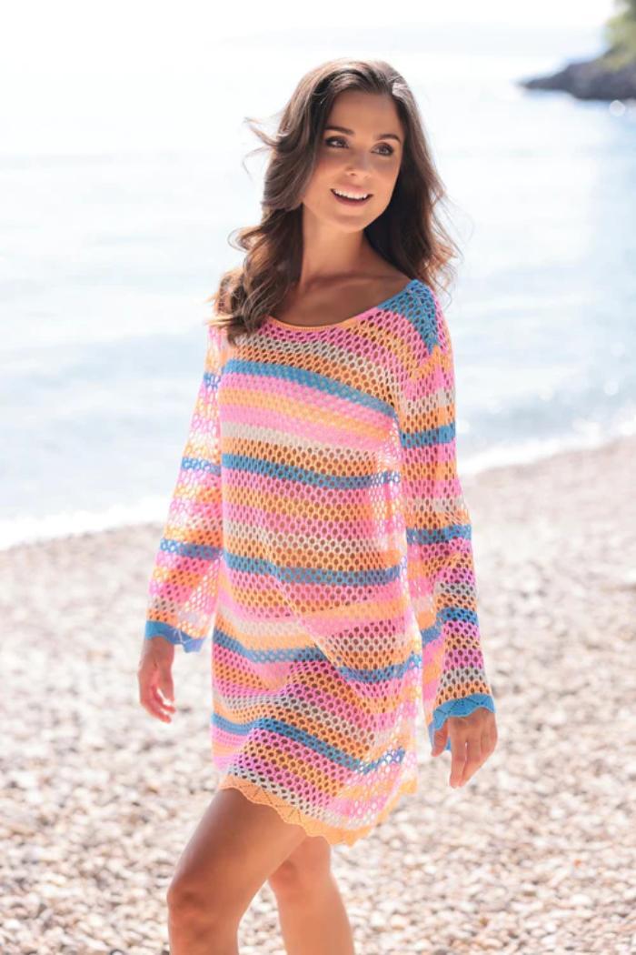 Stripe Miami Coverup Product Image