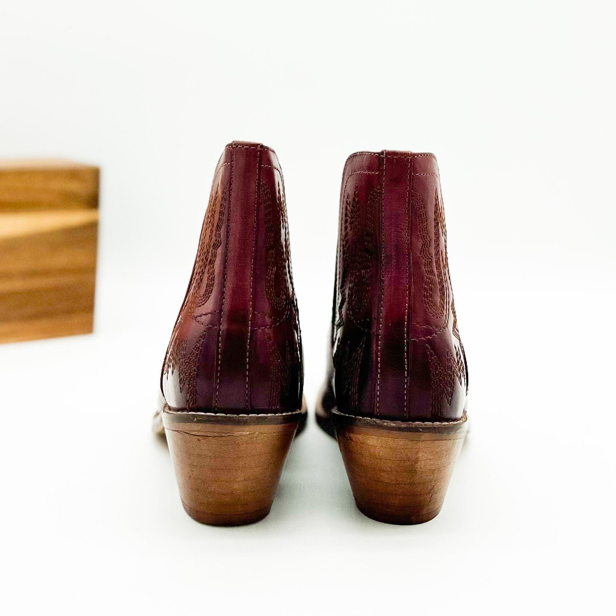 Kickin' Booties in Burgundy (Online Exclusive) Product Image