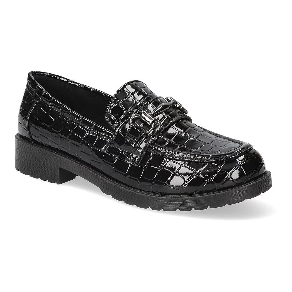 Easy Street Witney Comfort Women's Loafers, Size: 7, Black Croco Product Image