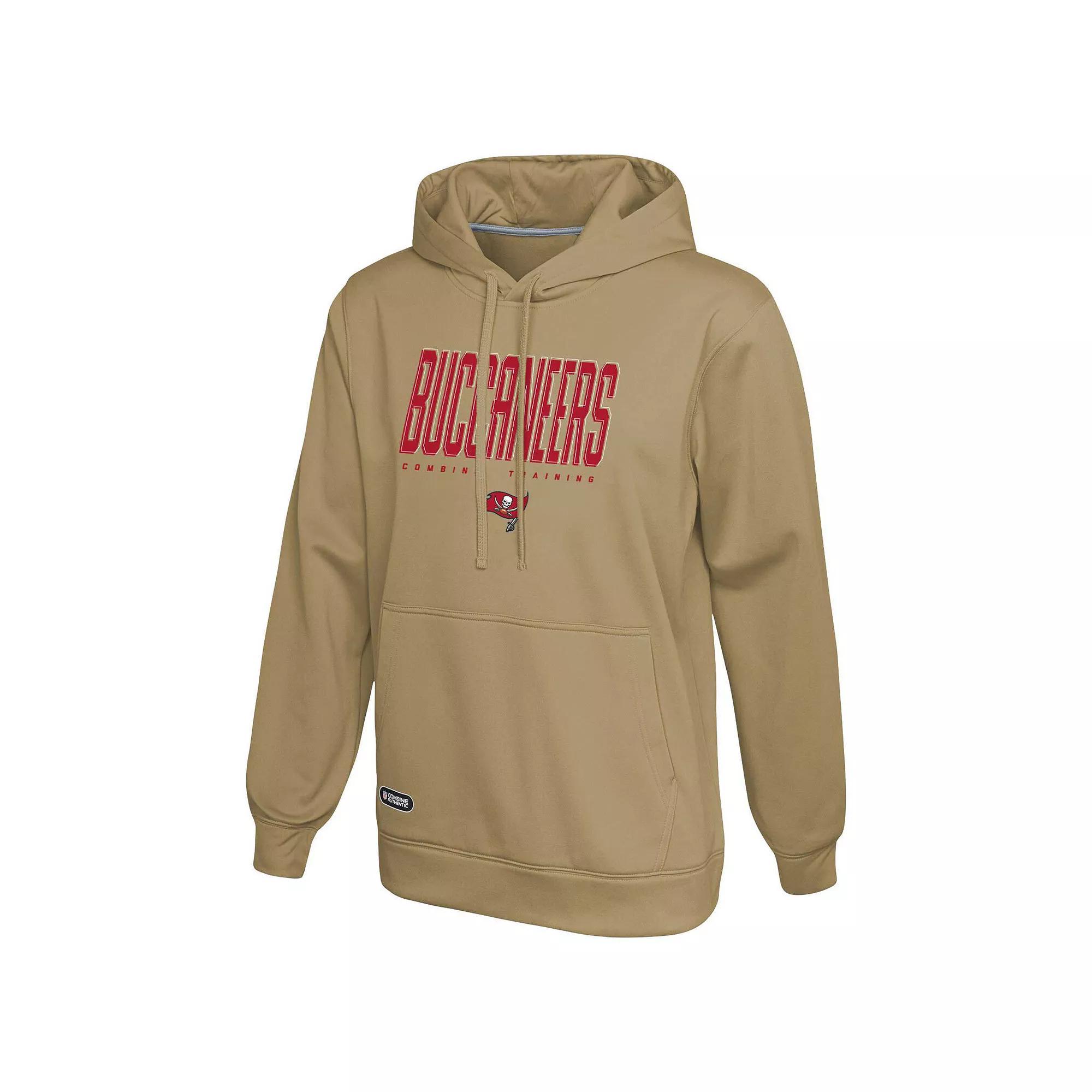 Men's Khaki Tampa Bay Buccaneers Top Ranked Pullover Hoodie, Size: Medium, Beig K Product Image