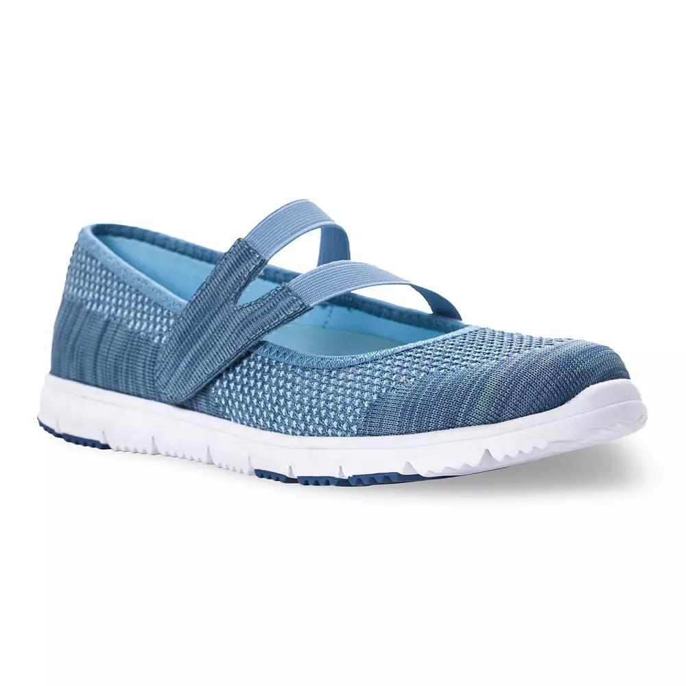 Propet TravelWalker Evo Womens Mary Jane Sneakers Blue Product Image