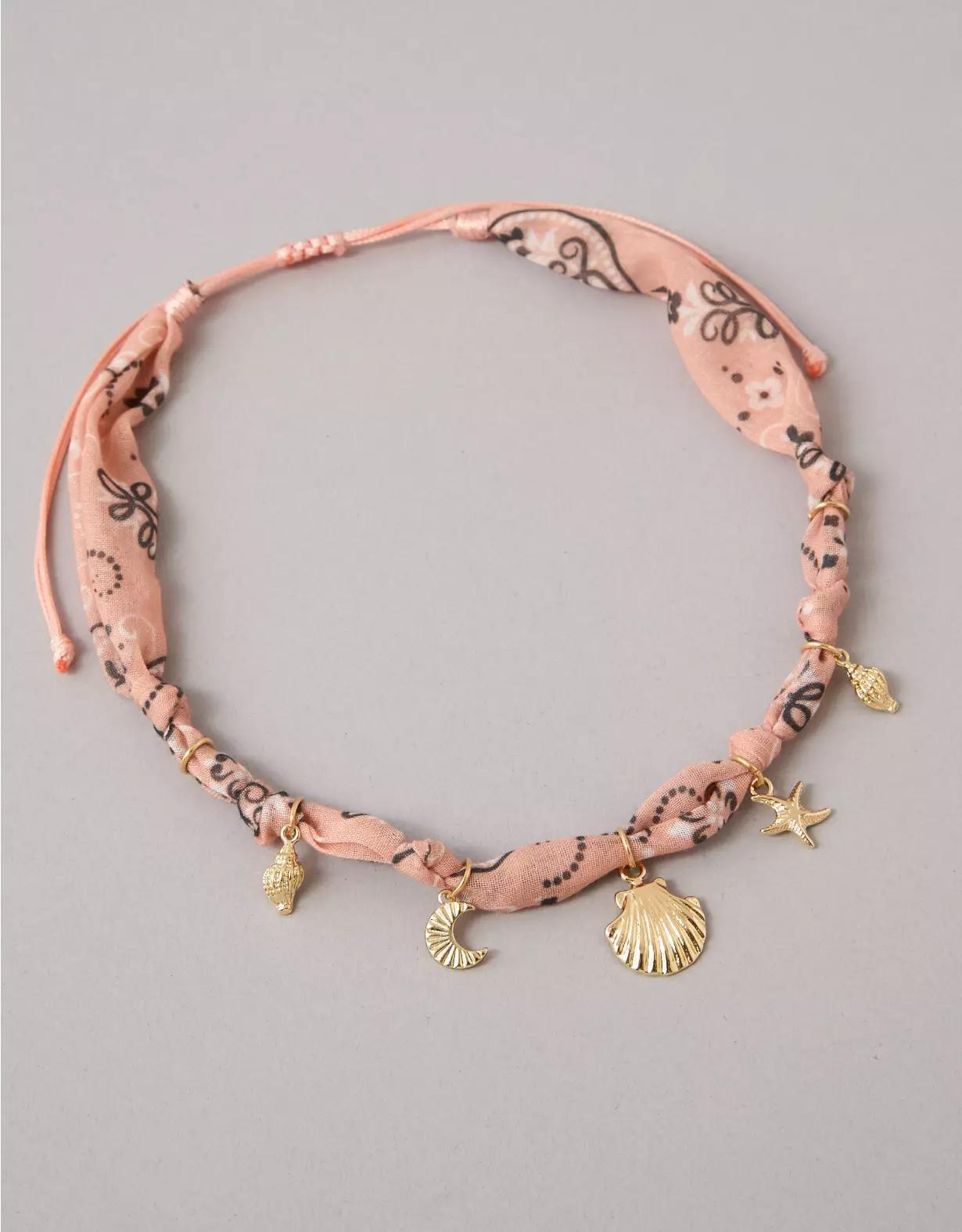 AEO Fabric Charm Necklace Product Image