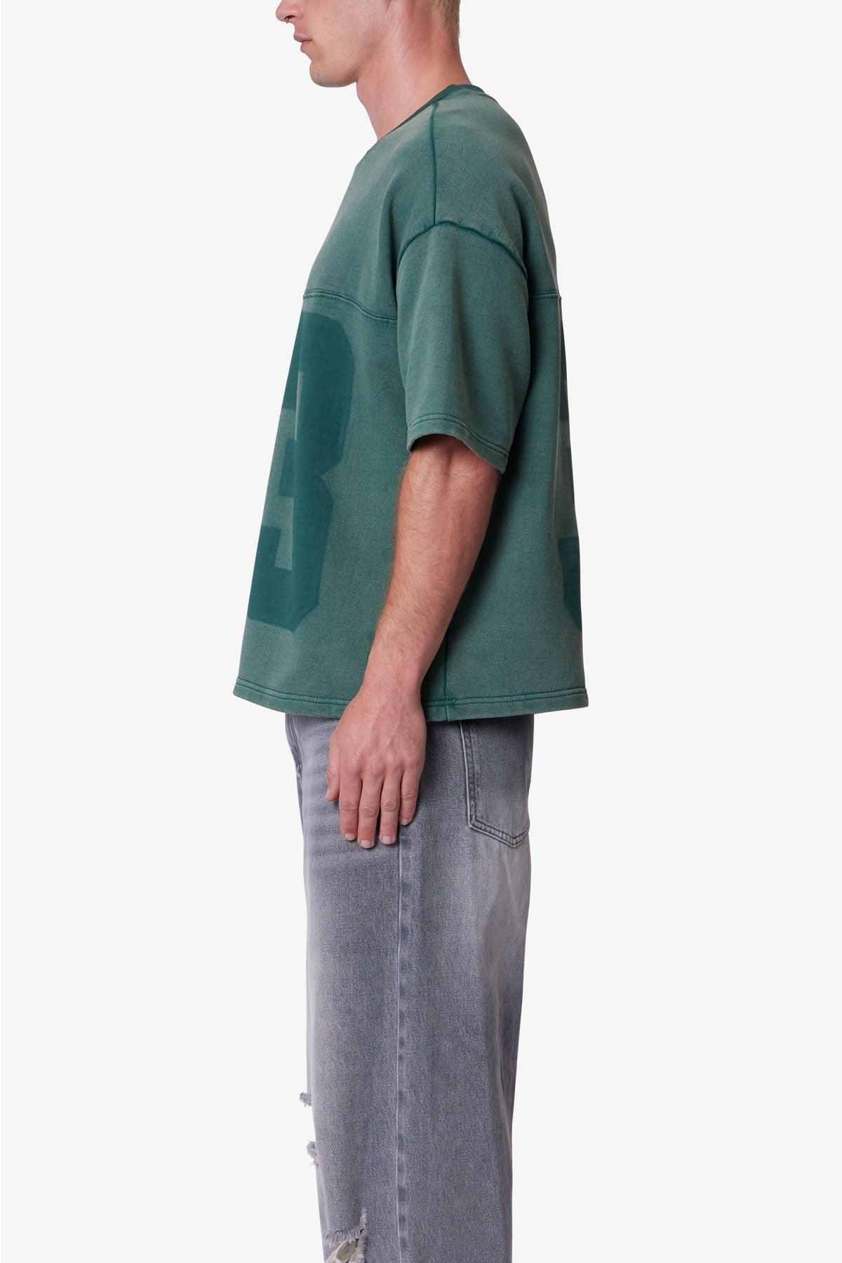 Vintage Raglan Terry Jersey Shirt - Green Product Image