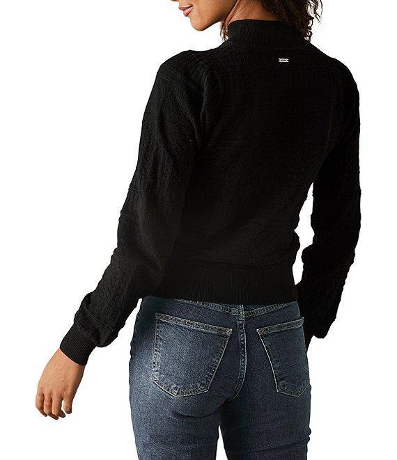 The Normal Brand Olivia Pointelle Mock Neck Sweater Product Image