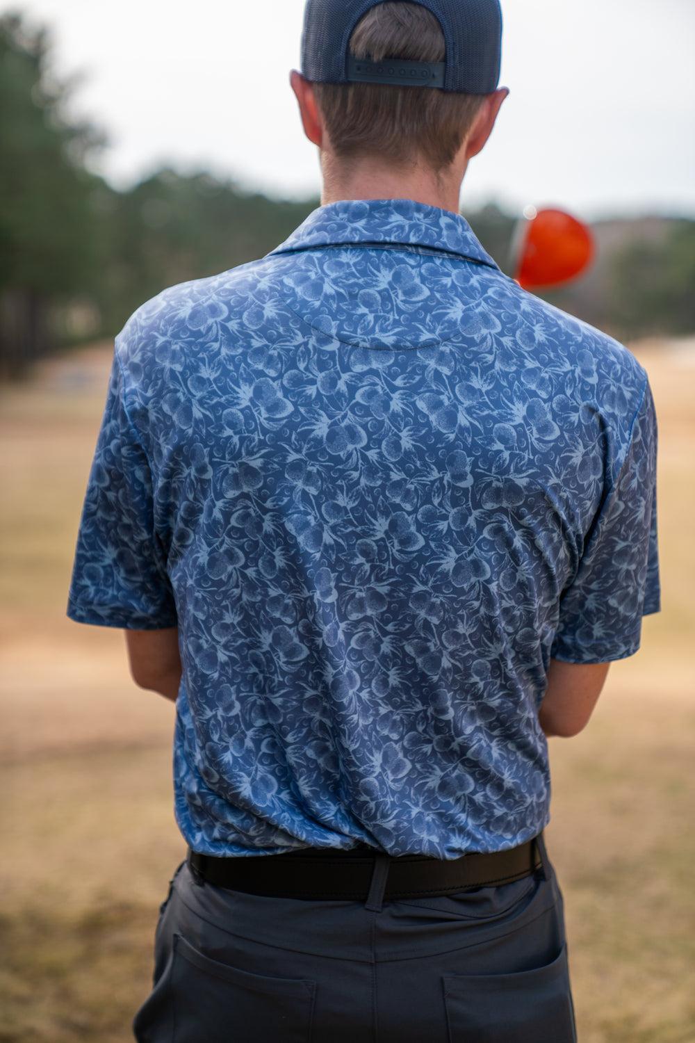 Three Sixty Six Men’s Print Golf Polos Product Image