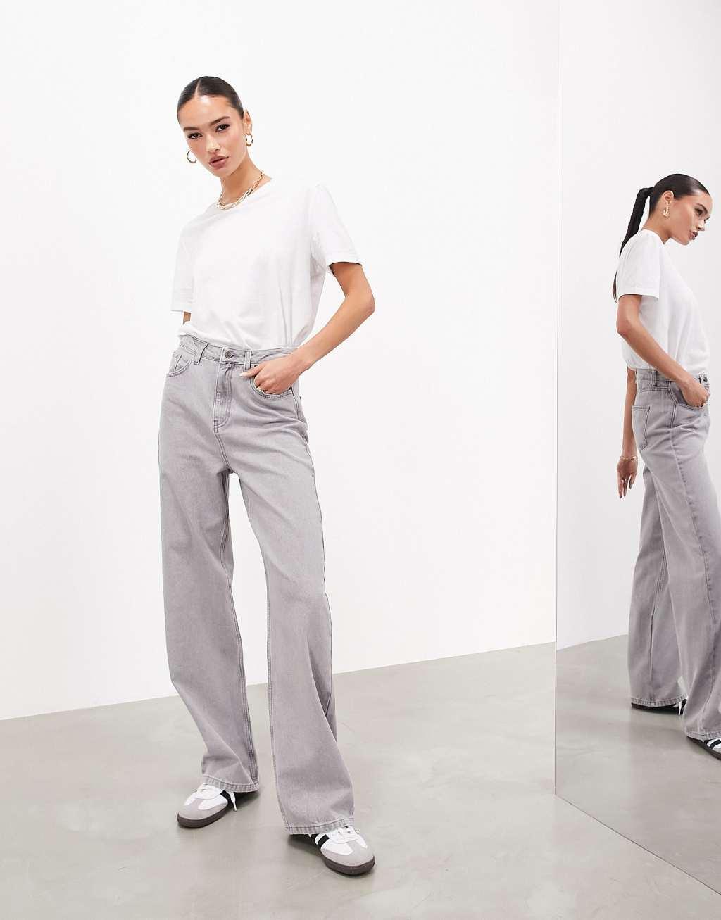 ASOS EDITION straight leg denim jeans Product Image