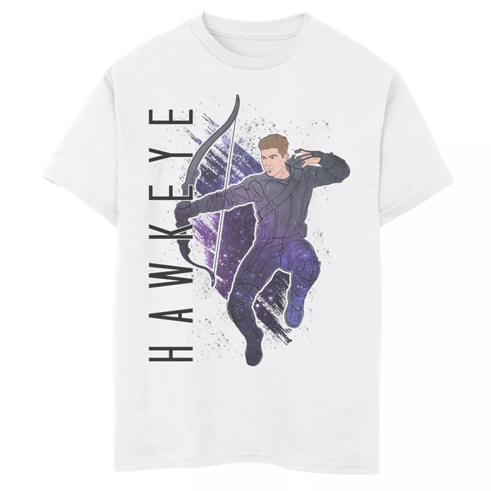 Men's Avengers Hawkeye Painted Tee, Size: XL, White Product Image