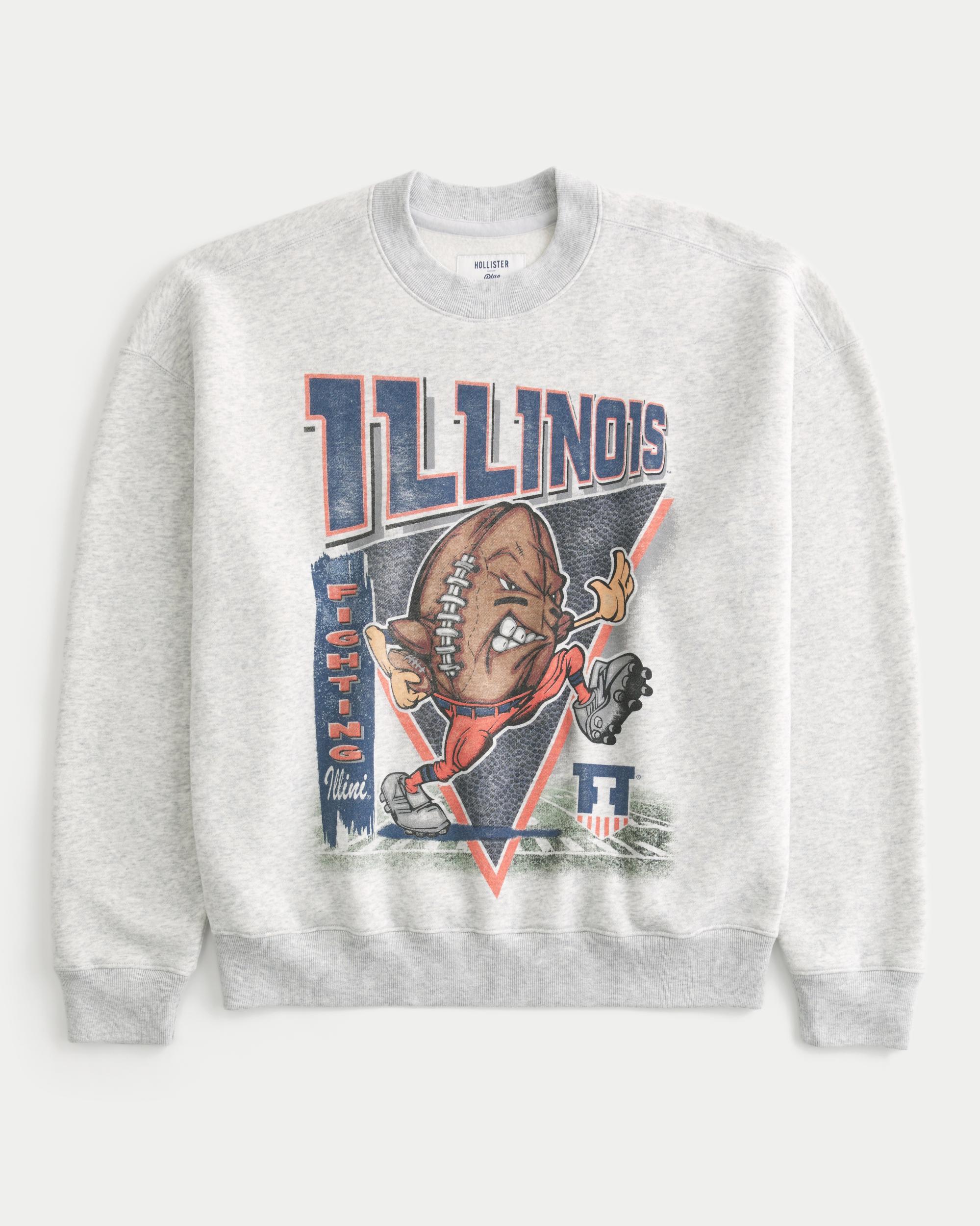 Northwestern Wildcats Graphic Crew Sweatshirt Product Image