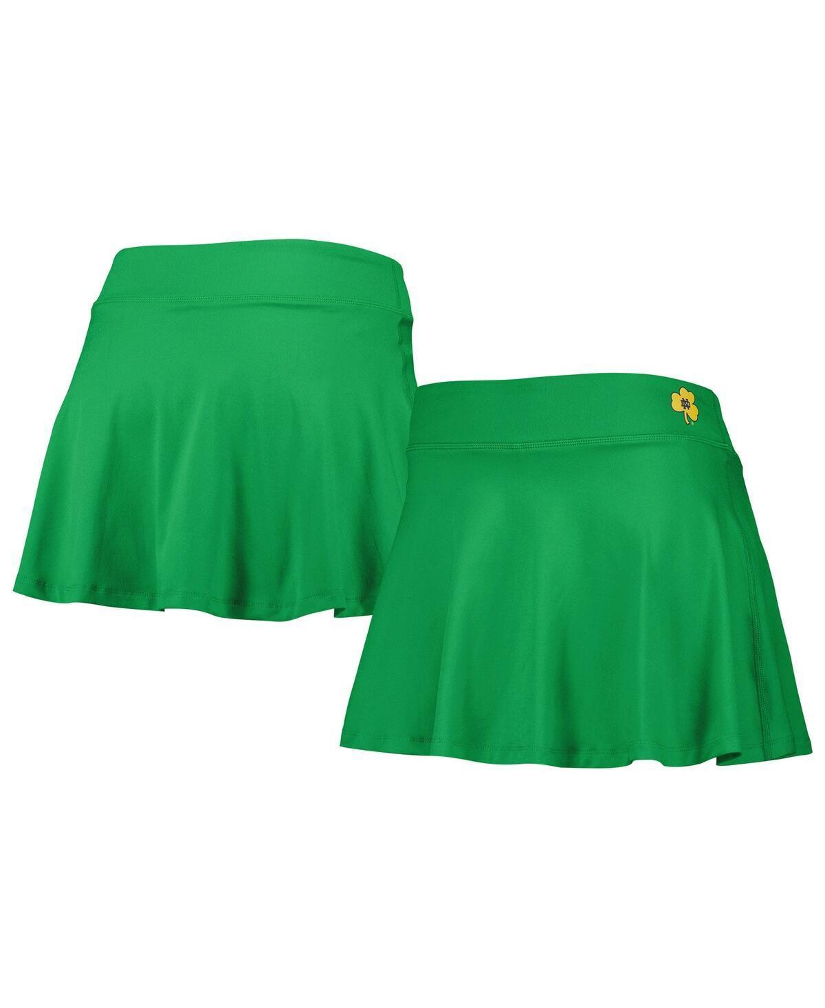 Women's ZooZatz Green Notre Dame Fighting Irish Flowy Skort, Size: XL Product Image