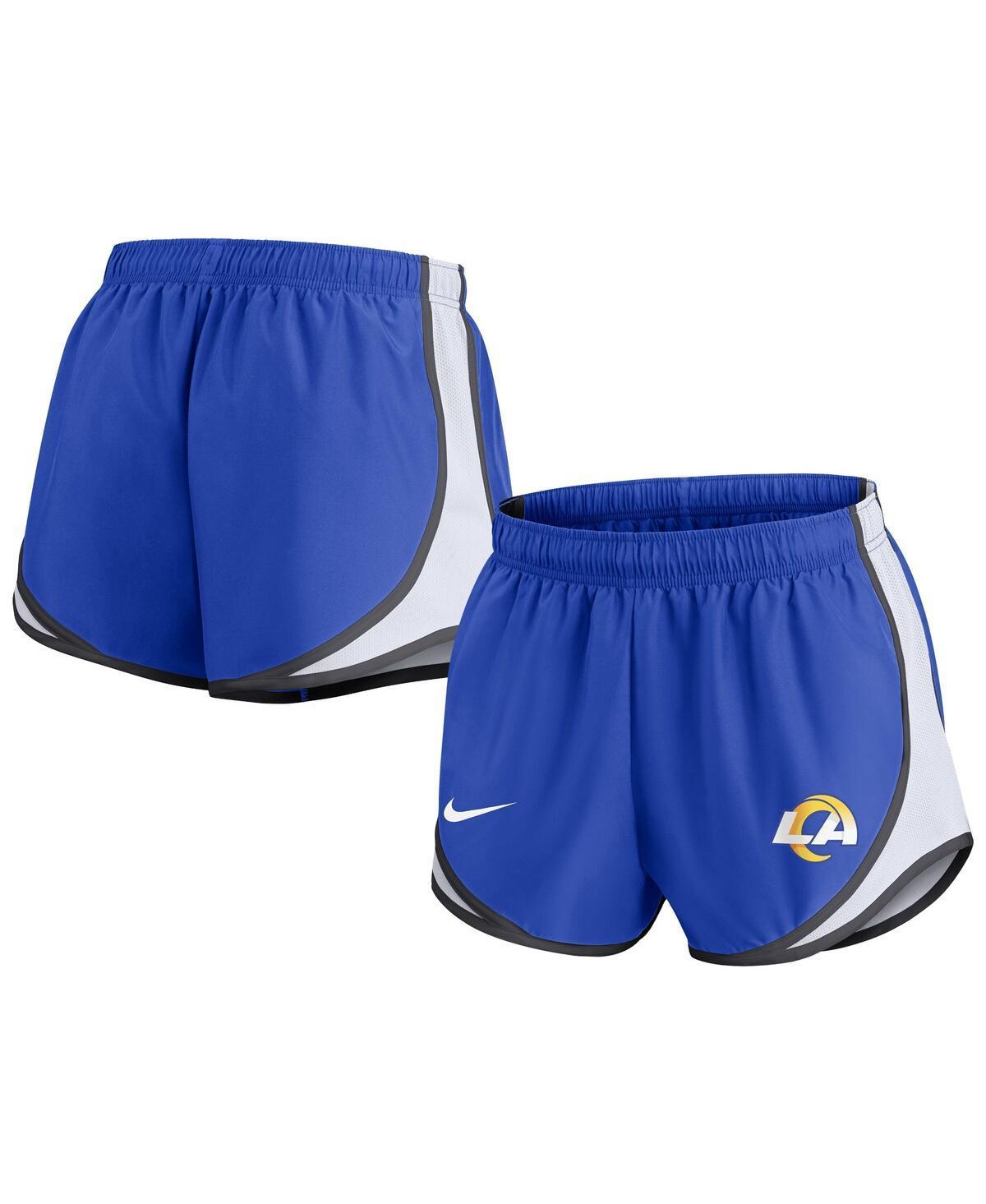 Women's Nike Royal Los Angeles Rams Tempo Shorts, Size: 2XL, Blue Product Image