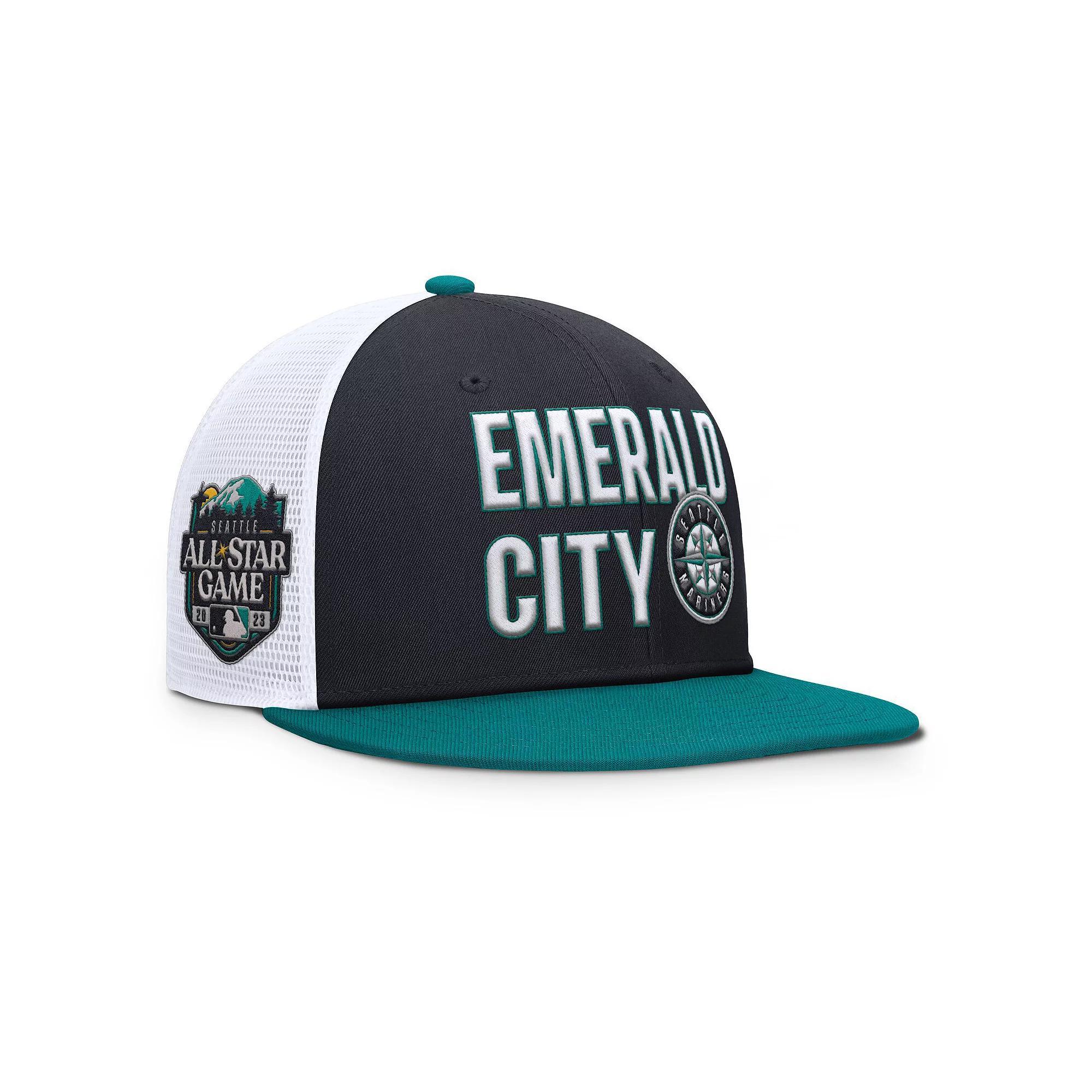 Men's Nike  Navy Seattle Mariners Pro Trucker Snapback Hat, Size: Medium/Large, Blue Product Image