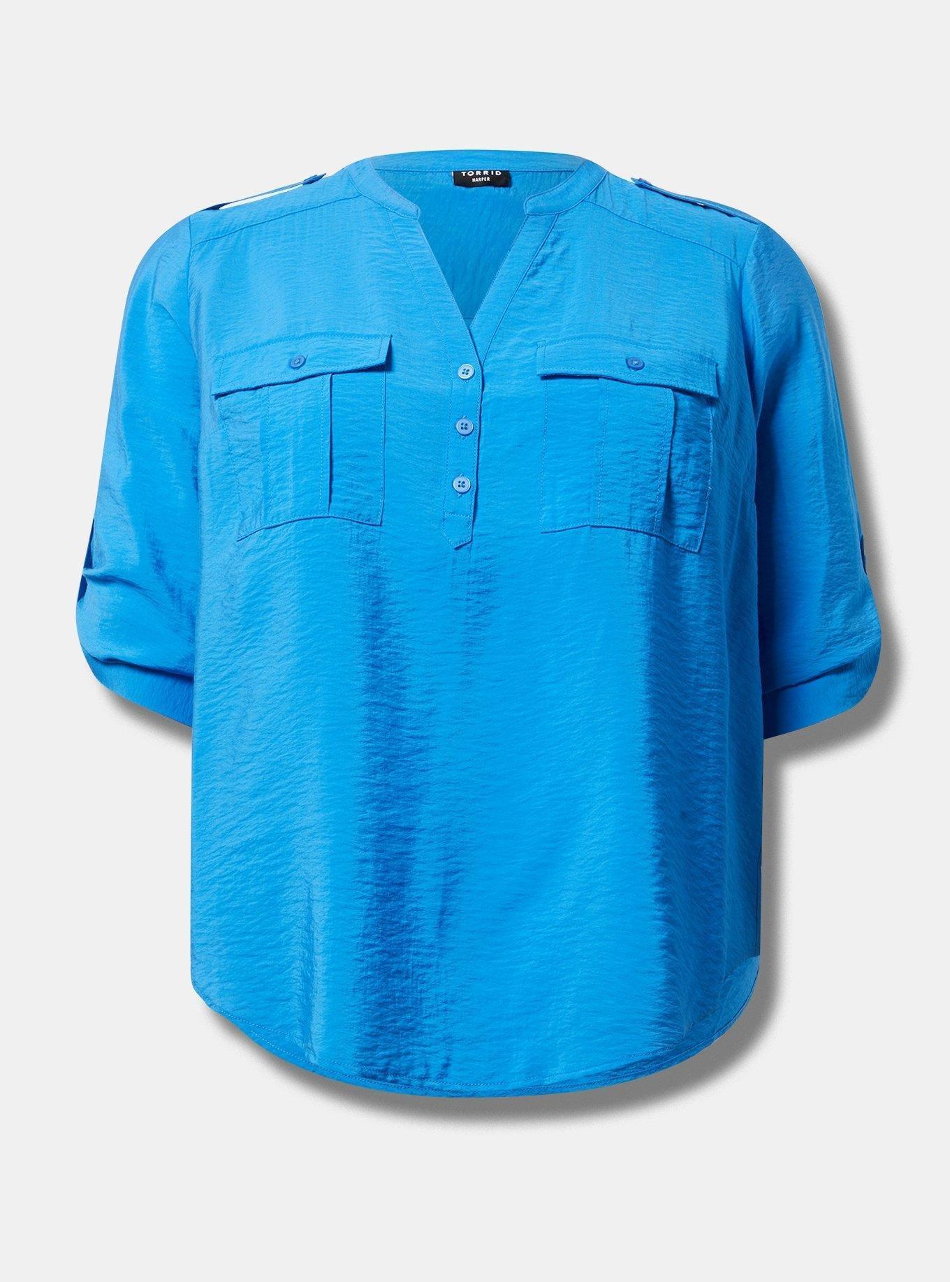 Harper 3/4 Sleeve Pullover Blouse Product Image
