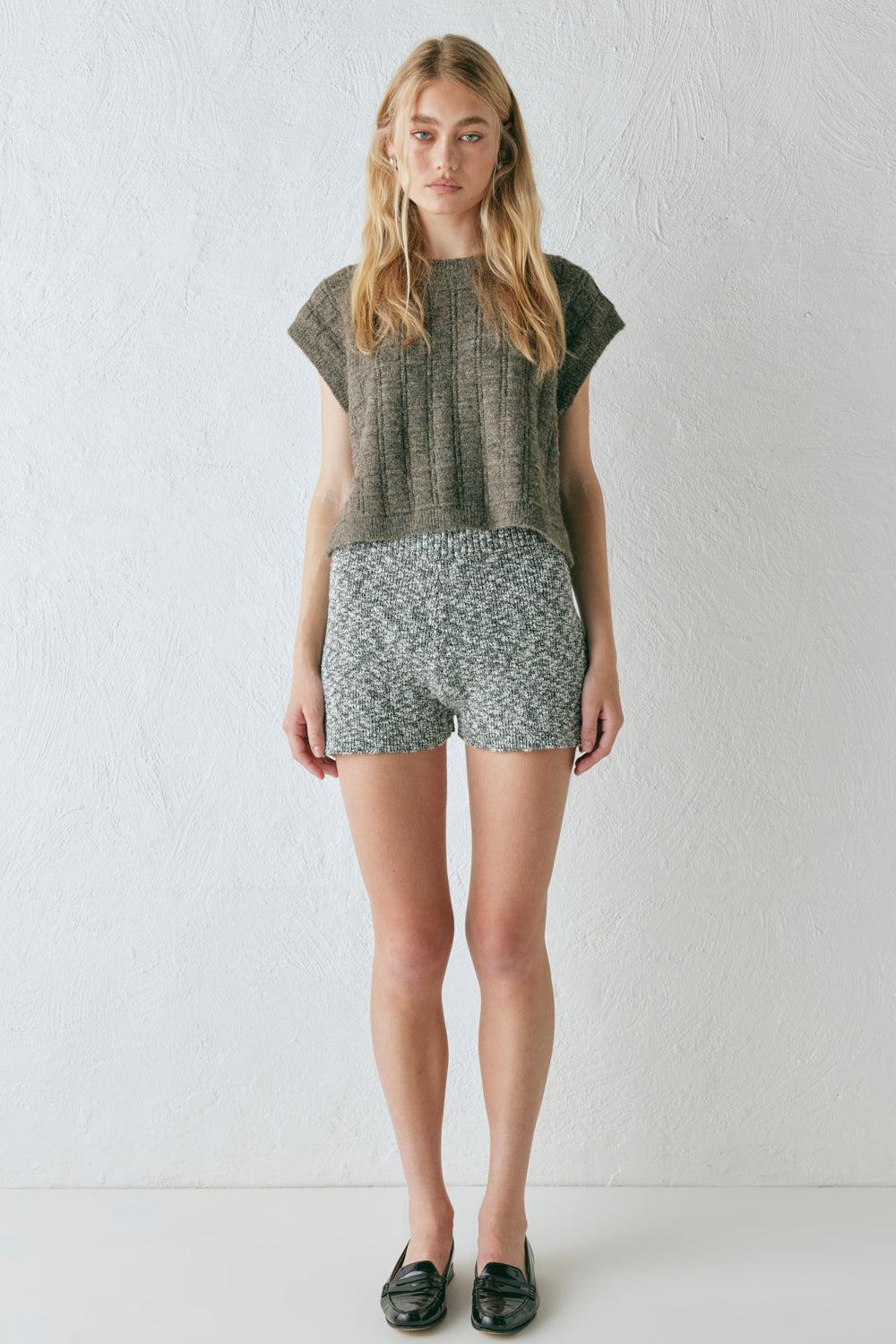 Bibi Knit Vest Marle Product Image