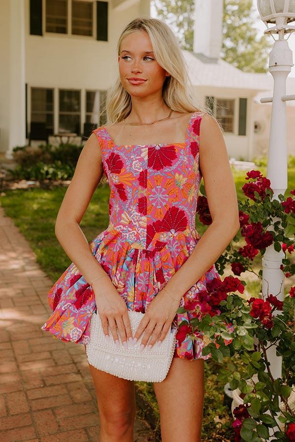 Floral Rhapsody Mini Dress Product Image