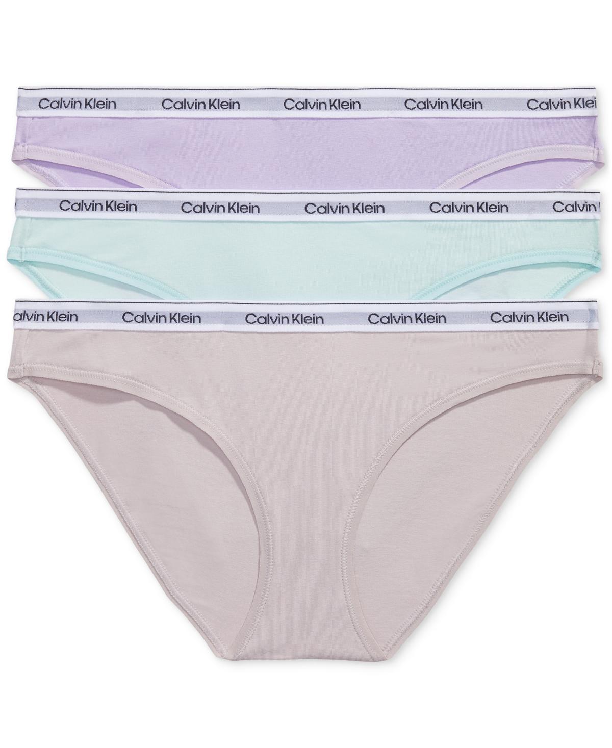 Calvin Klein Women's Modern Logo 3-Pack Bikini - Multi - S Product Image