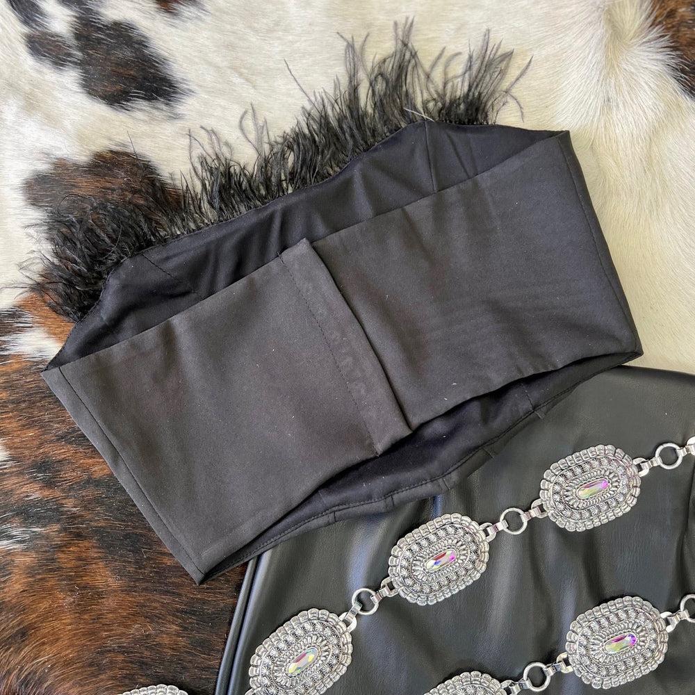 Feathered Corset Top* Product Image