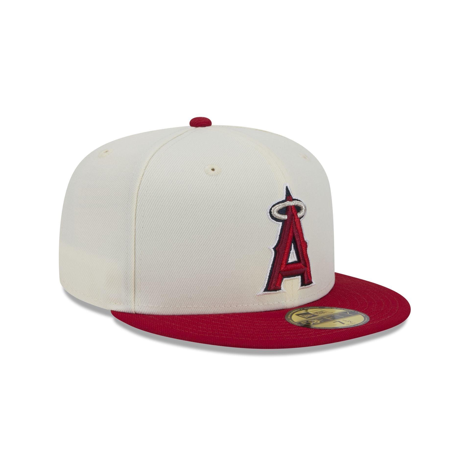Los Angeles Angels Chrome 59FIFTY Fitted Hat Male Product Image