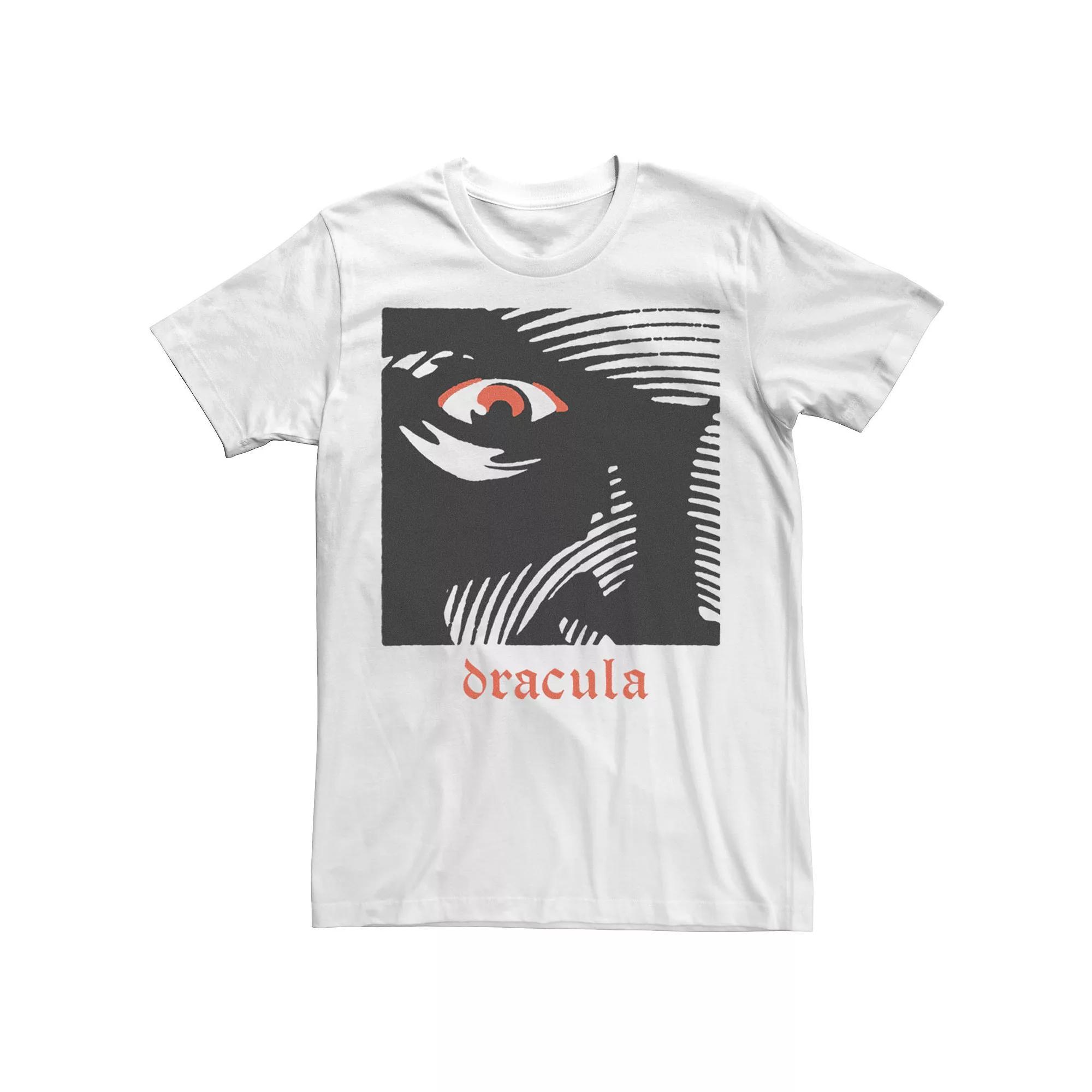 Men's Universal Monsters Dracula Eye Poster Graphic Tee, Size: XXL, White Product Image