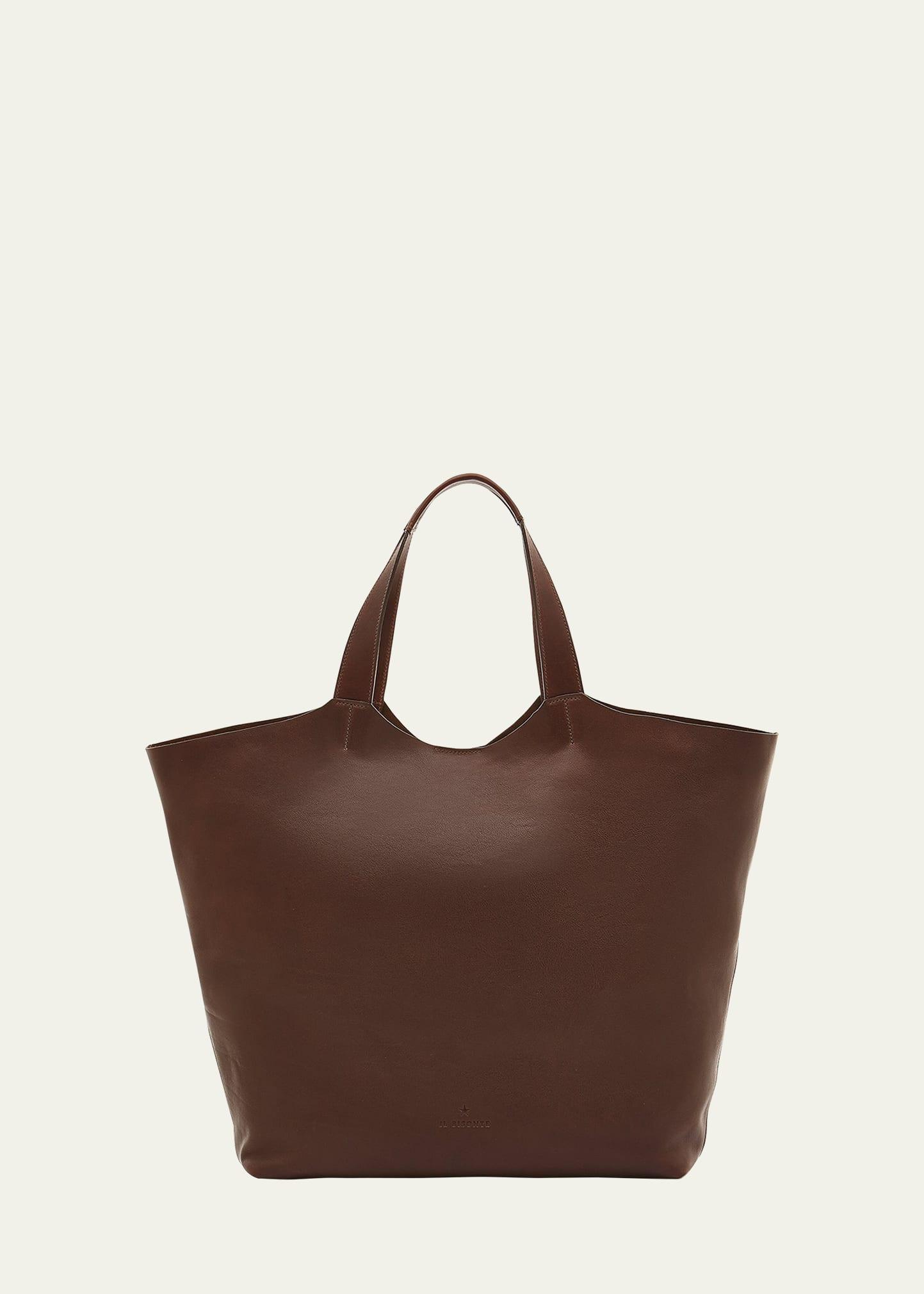 Womens Le Laudi Achillea Leather Tote Bag Product Image