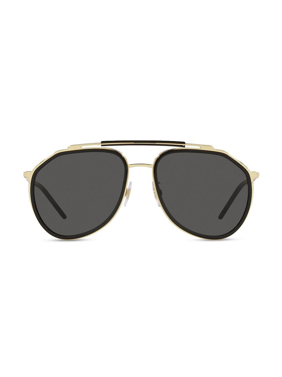 Dolce  Gabbana Mens Dg2277 57mm Pilot Sunglasses Product Image