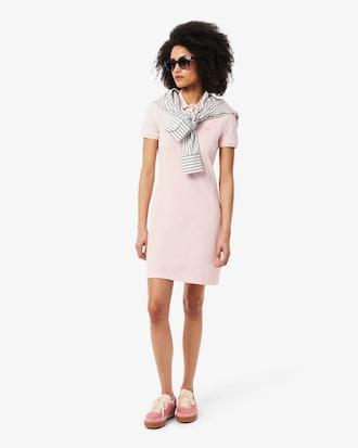 Slim Fit Stretch Piqué Polo Dress Product Image
