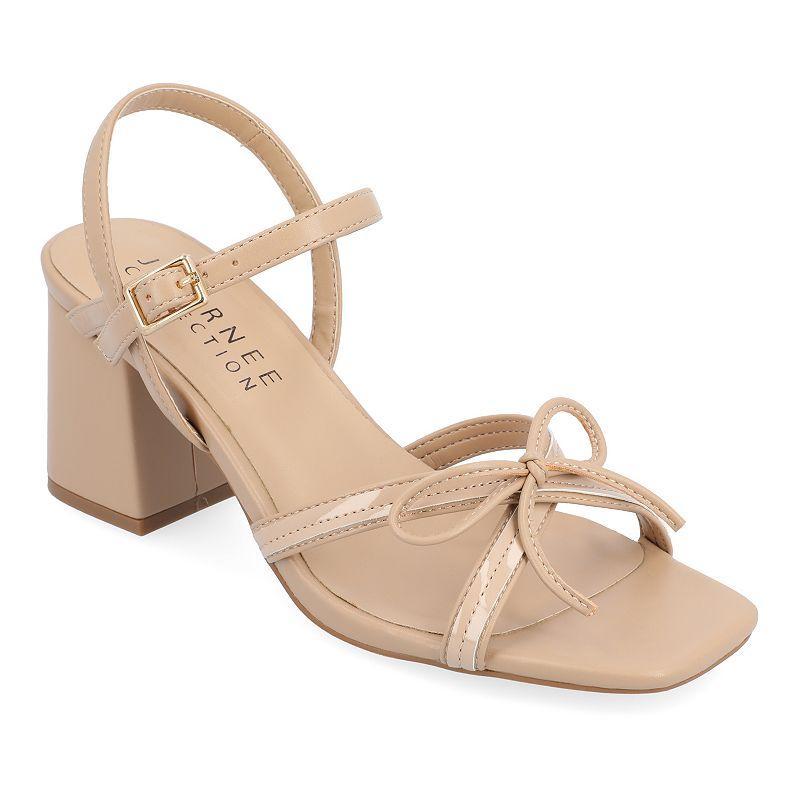Journee Issmia Women's Block Heel Dress Sandals, Size: 8 Product Image